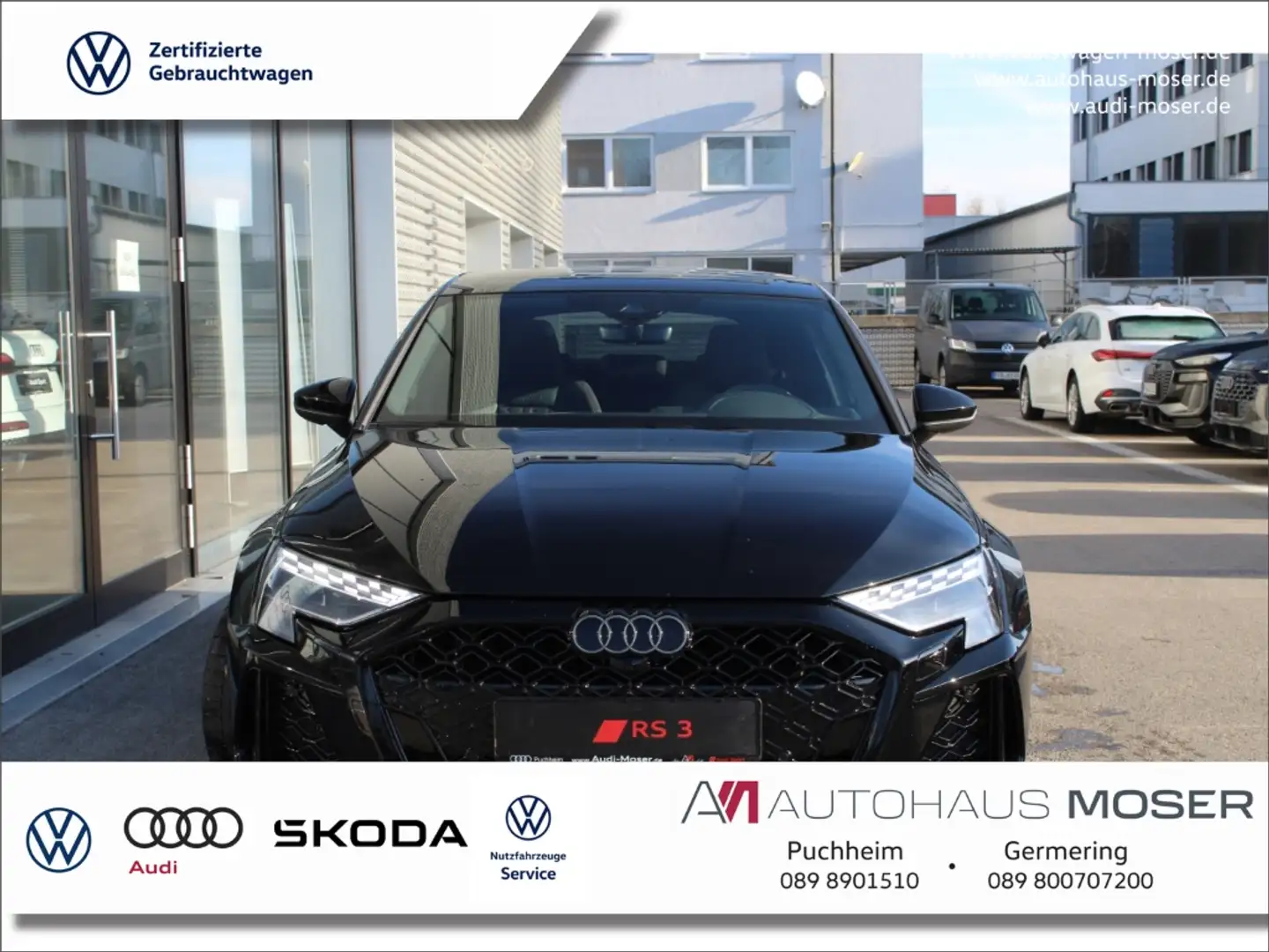 Audi RS3 Sportback qu.Str. Pano*Sonos*MTRX*Kamera*ACC!! Schwarz - 1
