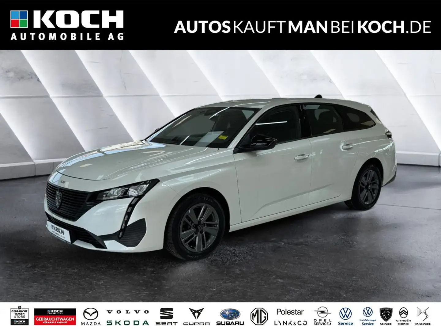 Peugeot 308 SW PureTech 130 EAT8 Pack Active NAVI SHZ PDC Weiß - 1