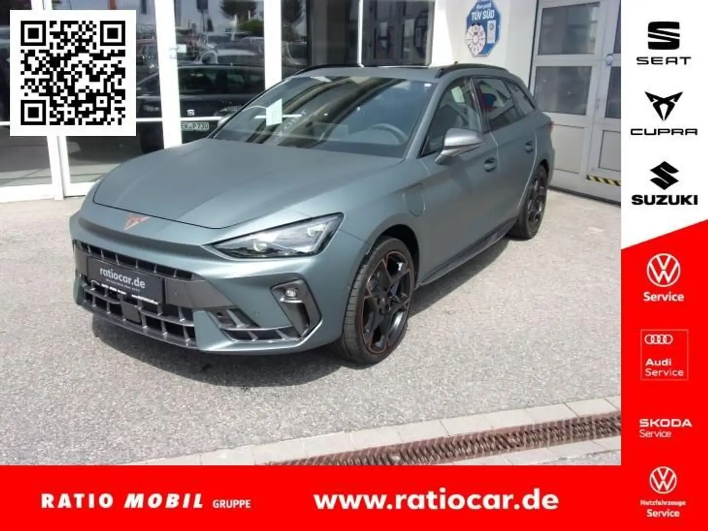 CUPRA Leon LEON SPORTSTOURER VZ 1.5 E-HYBRID DSG NAVI SHZ Grijs - 1