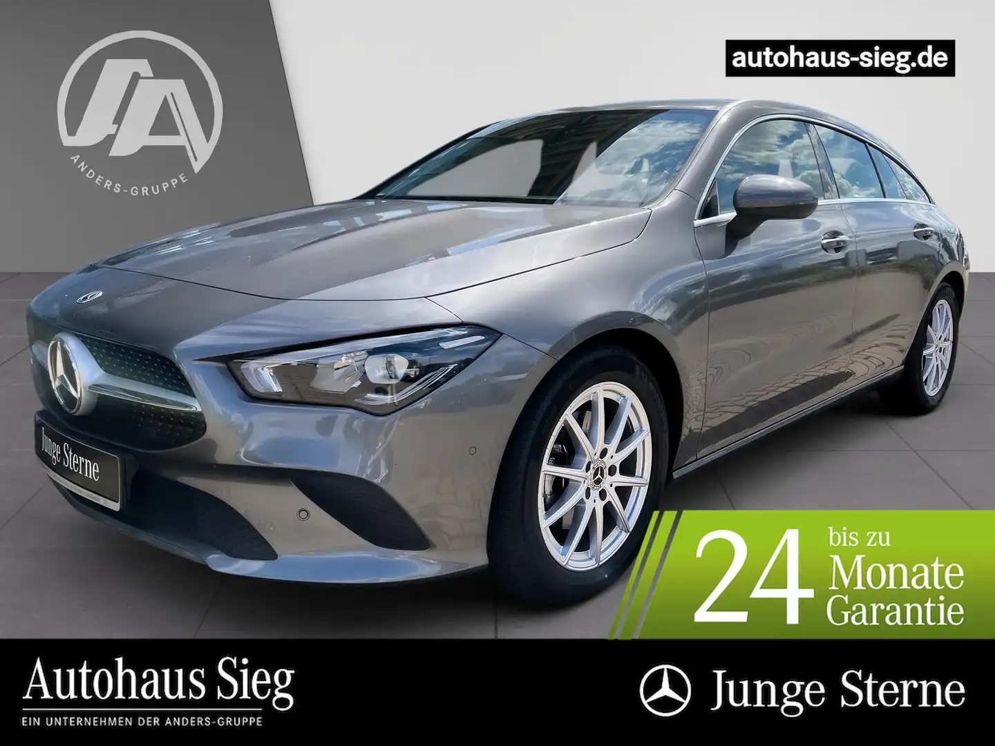 Mercedes-Benz CLA 200 d SB MBUX+SHZ+LED+Kam+AHK+Tempomat+Apple Grau - 1