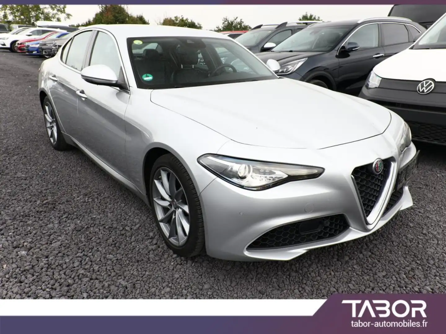 Alfa Romeo Giulia 2.2 Turbo 190 AT8 Ti Cuir GPS Argent - 2