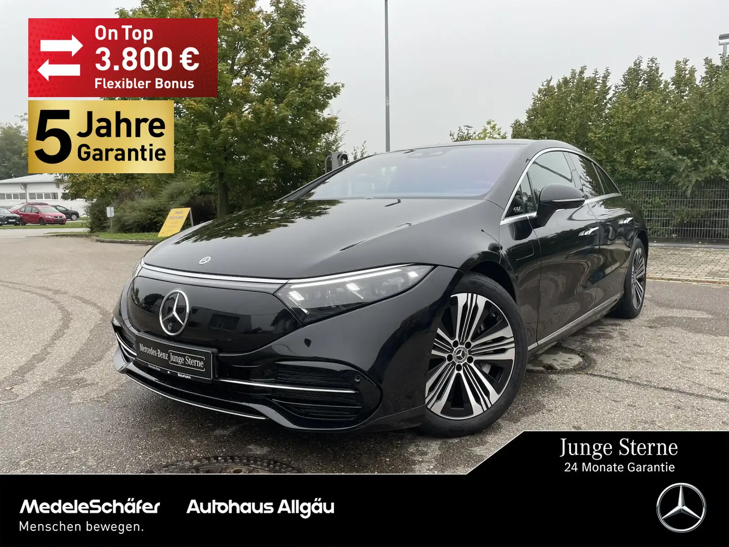 Mercedes-Benz EQS EQS 450+ 20" Pano MASSAGE HA-Lenkung Airmatic LED Чёрный - 1