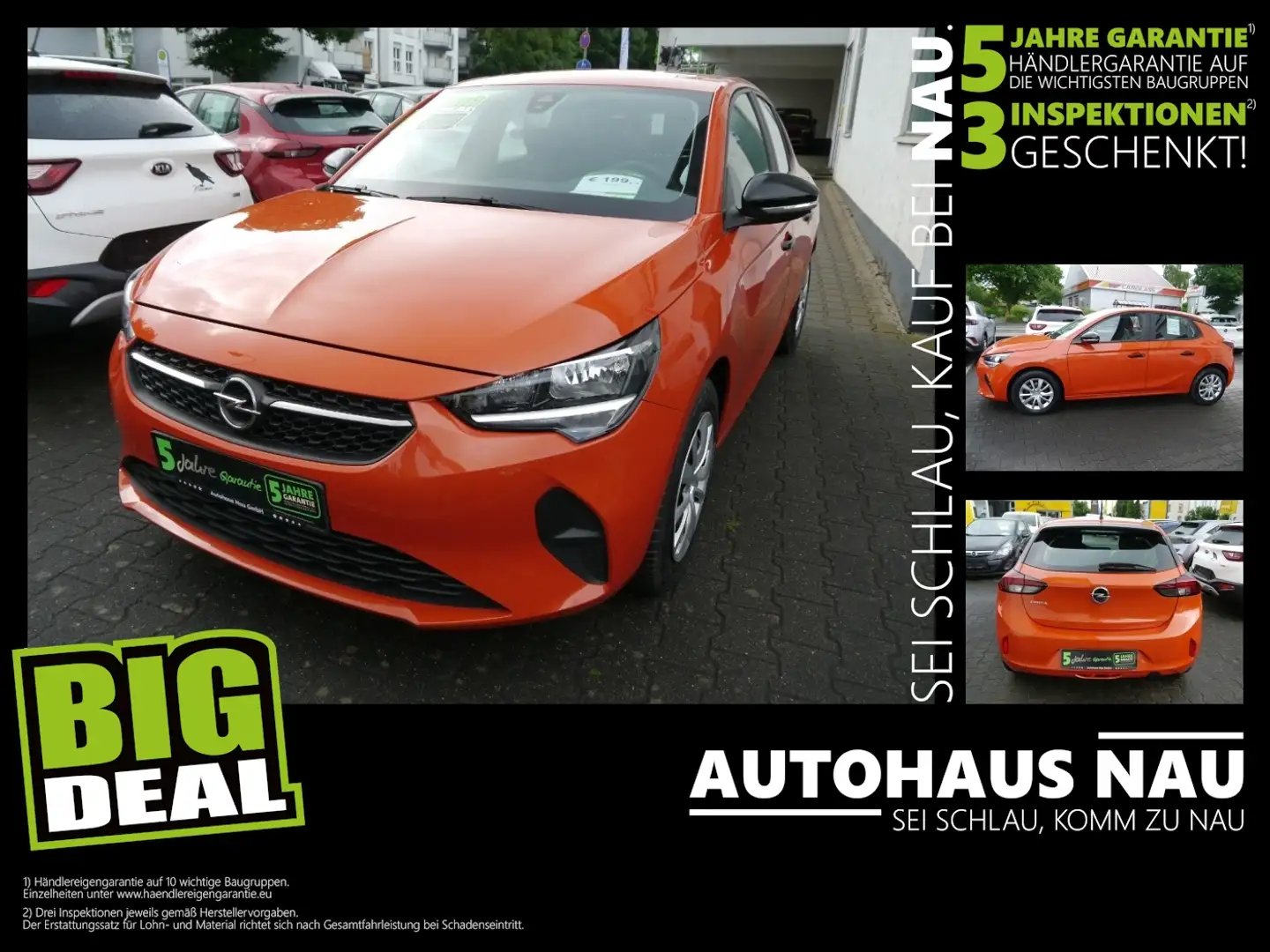 Opel Corsa F 1.2 Inkl. BIg Deal Inspektionspaket Naranja - 1