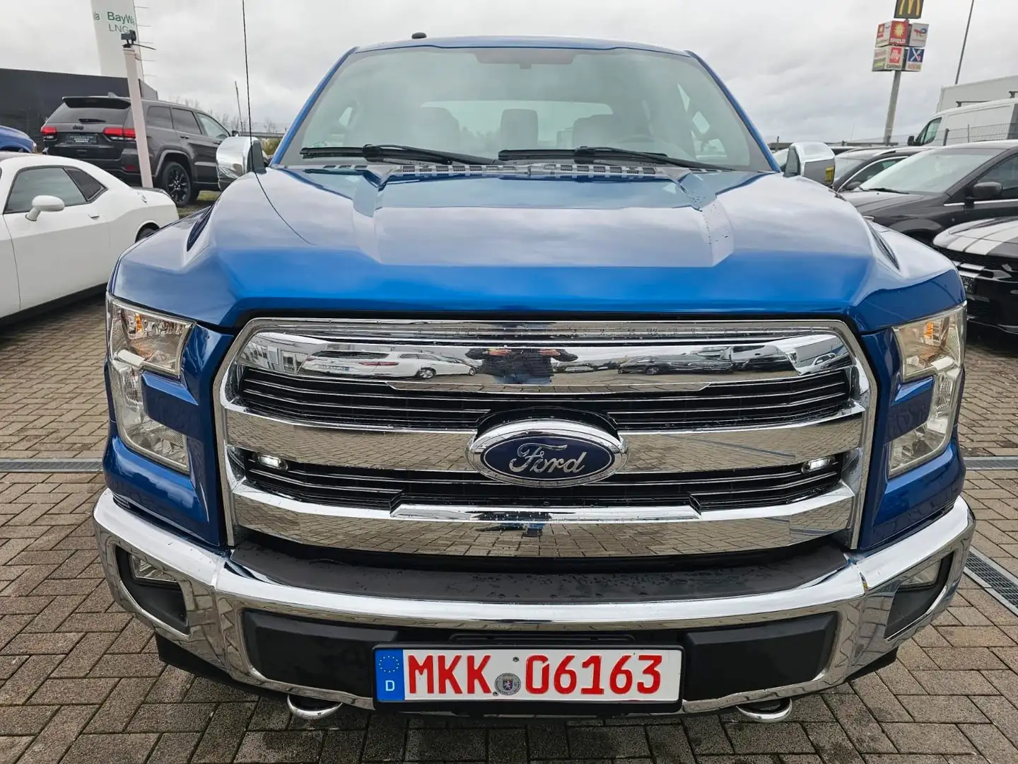 Ford F 150 5.0L V8 SuperCrew 4x4*Navi*AHK*6Si*LPG*ATM Bleu - 2