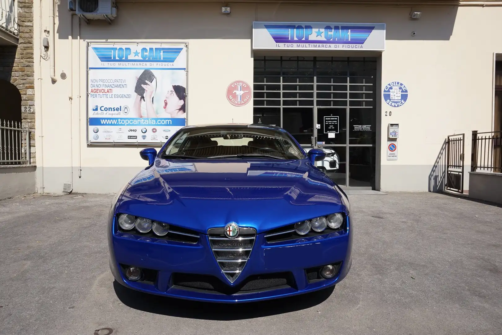 Alfa Romeo Brera 3.2 JTS V6 Sky Window Q4 260CV CERCHI 18' Синій - 1