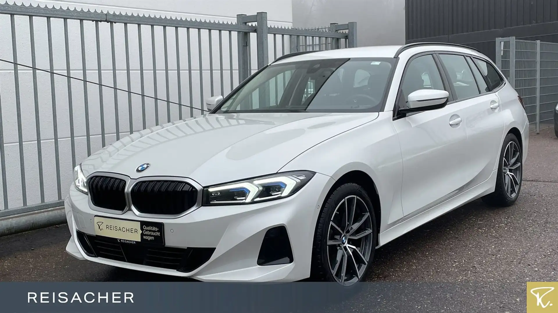 BMW 320 d Touring adLED HUD ACC DrAss RFK HiFi 18" Weiß - 1