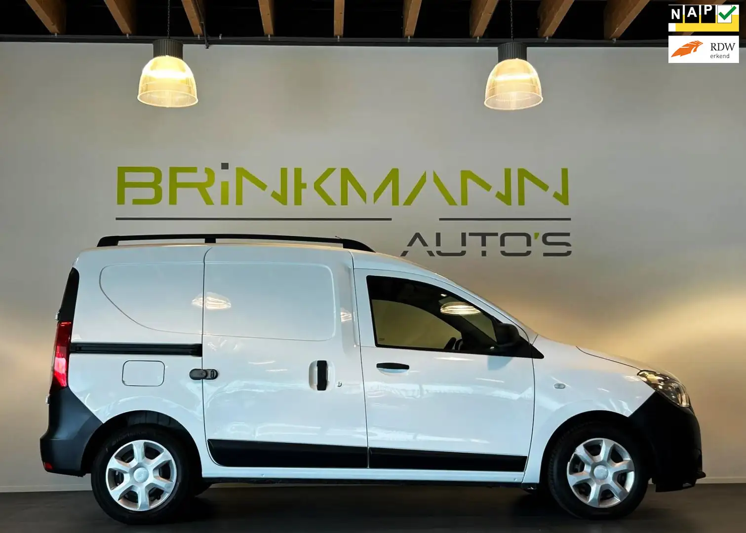 Dacia Dokker 1.5 dCi 75 - Airco - zijschuifdeur - Nwe Distr. Blanc - 1