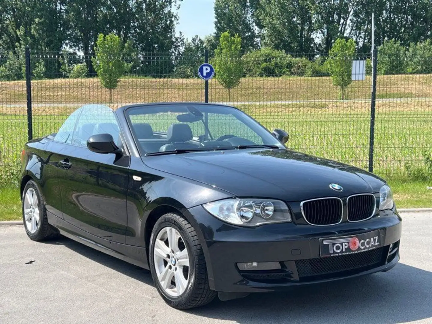 BMW 120 CABRIOLET (E88) 120D 163CH SPORT DESIGN * 146.000KM * CUIR * GPS * JANTES ALU Noir - 2