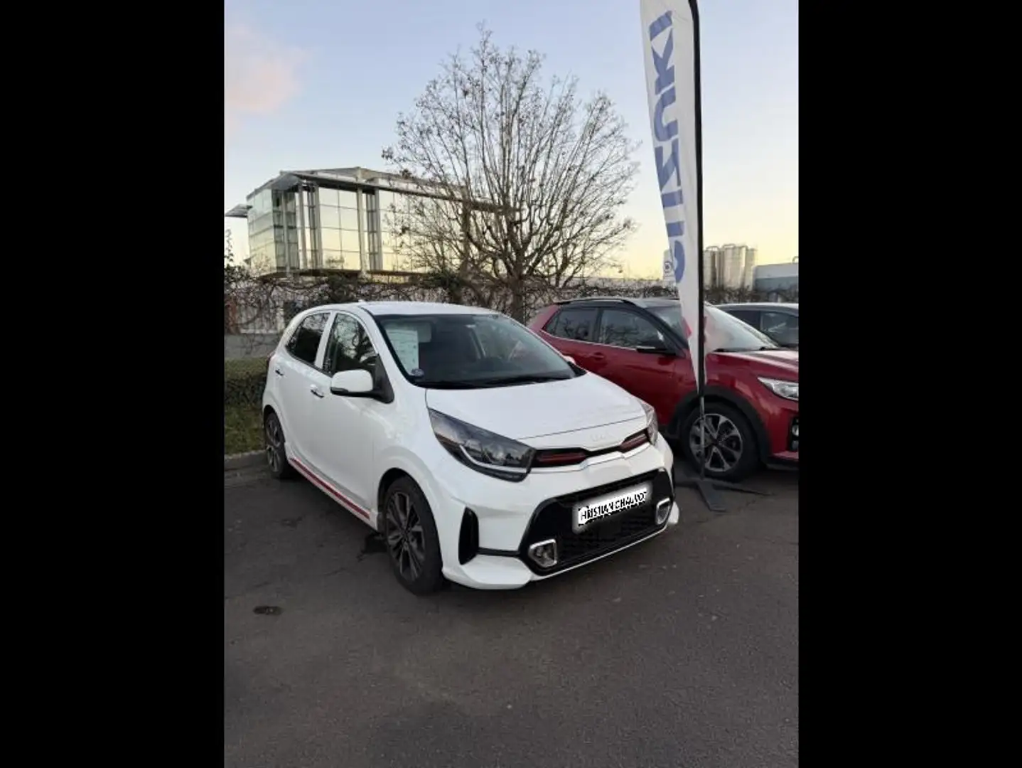 Kia Picanto 1.2 DPi 84ch GT Line BVMA5 Weiß - 2
