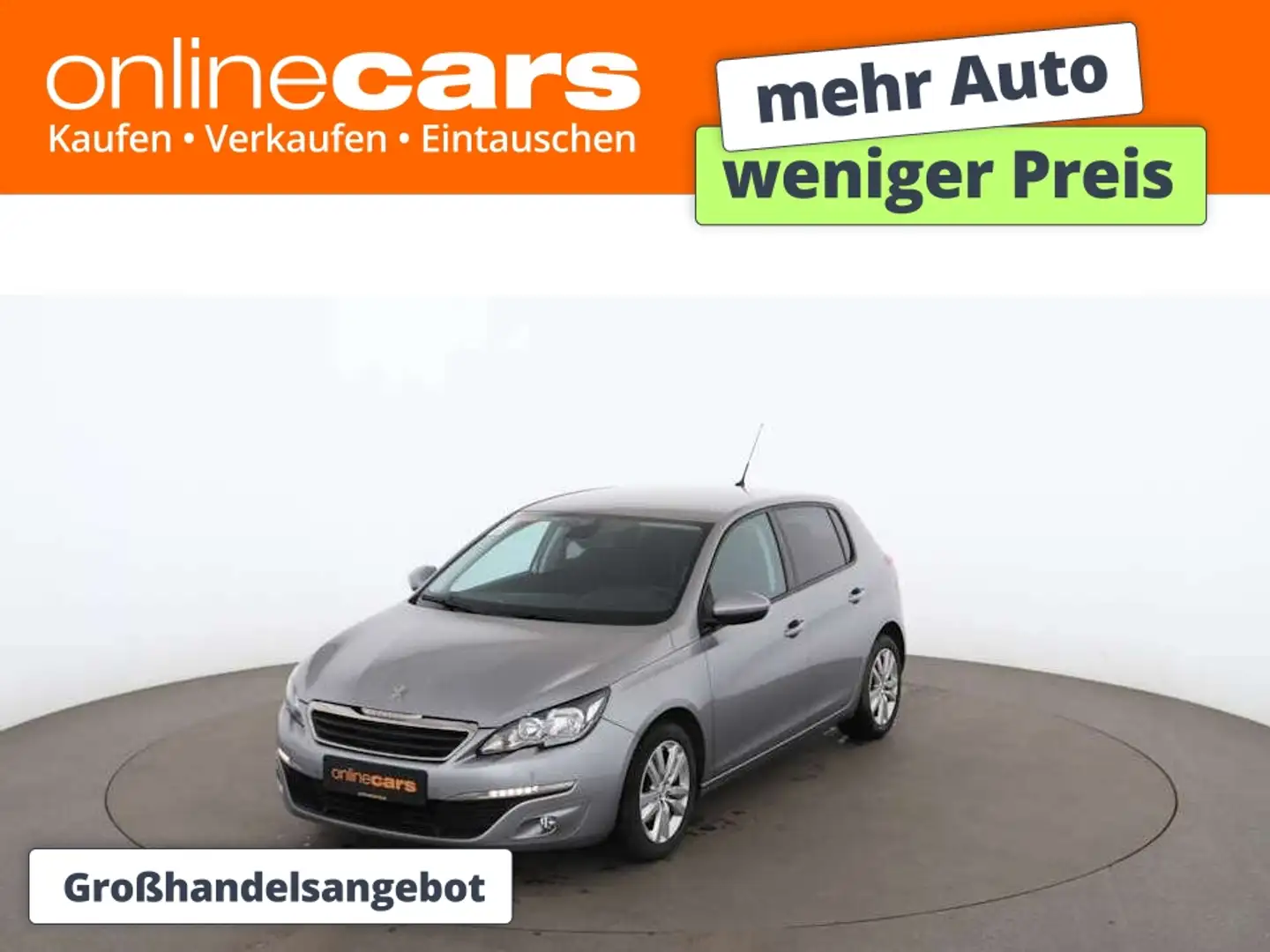 Peugeot 308 1.6 BlueHDI 120 Active Aut NAVI TEMP PDC Grau - 1