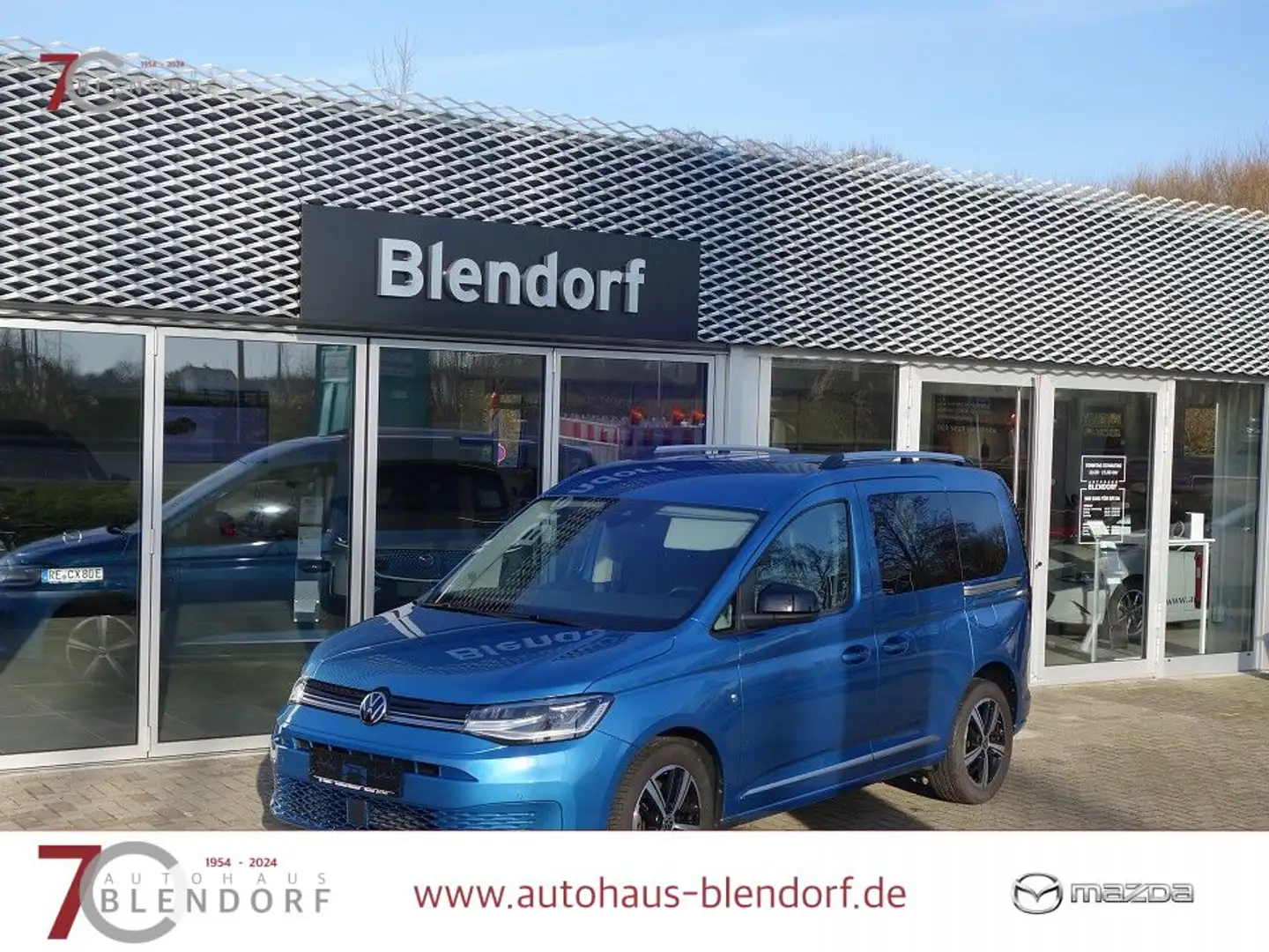 Volkswagen Caddy 1,5 L TSI Style Navi|Kamera|Teil-Leder Bleu - 1