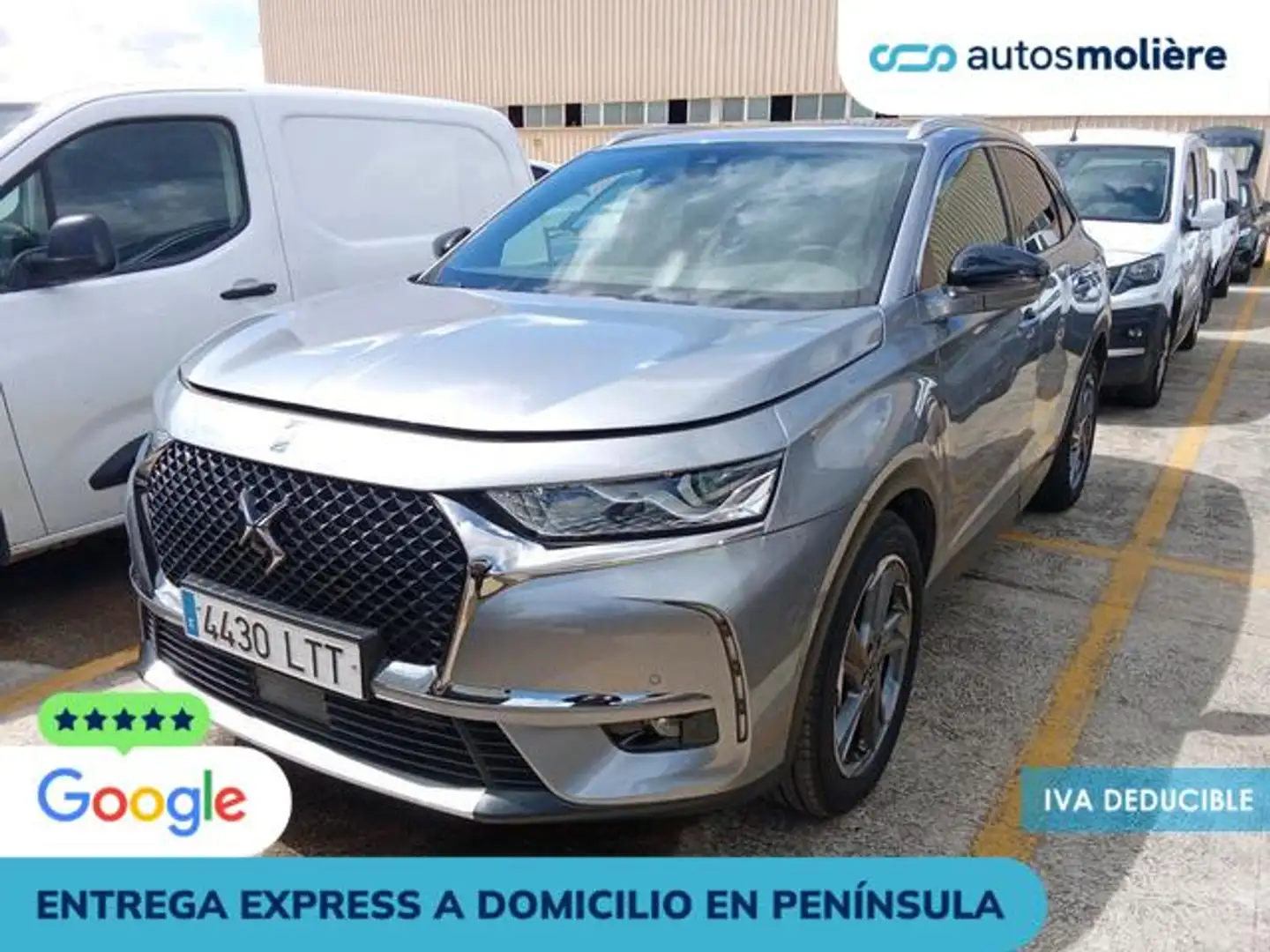 DS Automobiles DS 7 Crossback 1.5BlueHDi Bastille + Aut. Gris - 1