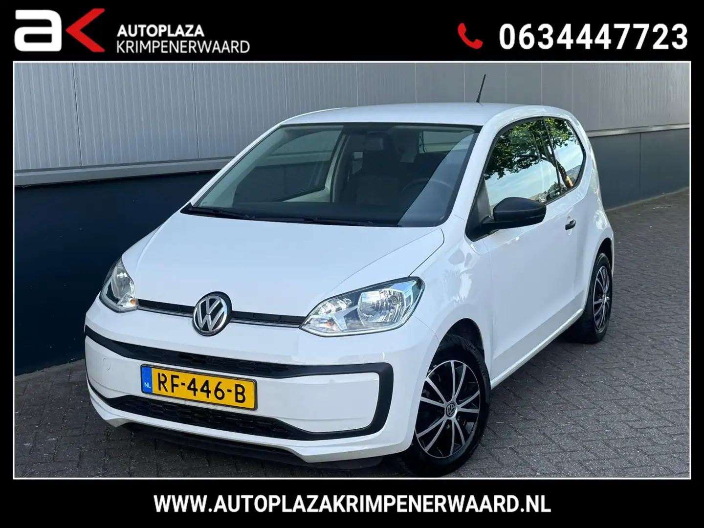 Volkswagen up! 1.0 BMT take up! 48643km NAP Airco Nieuwe apk Star Weiß - 1