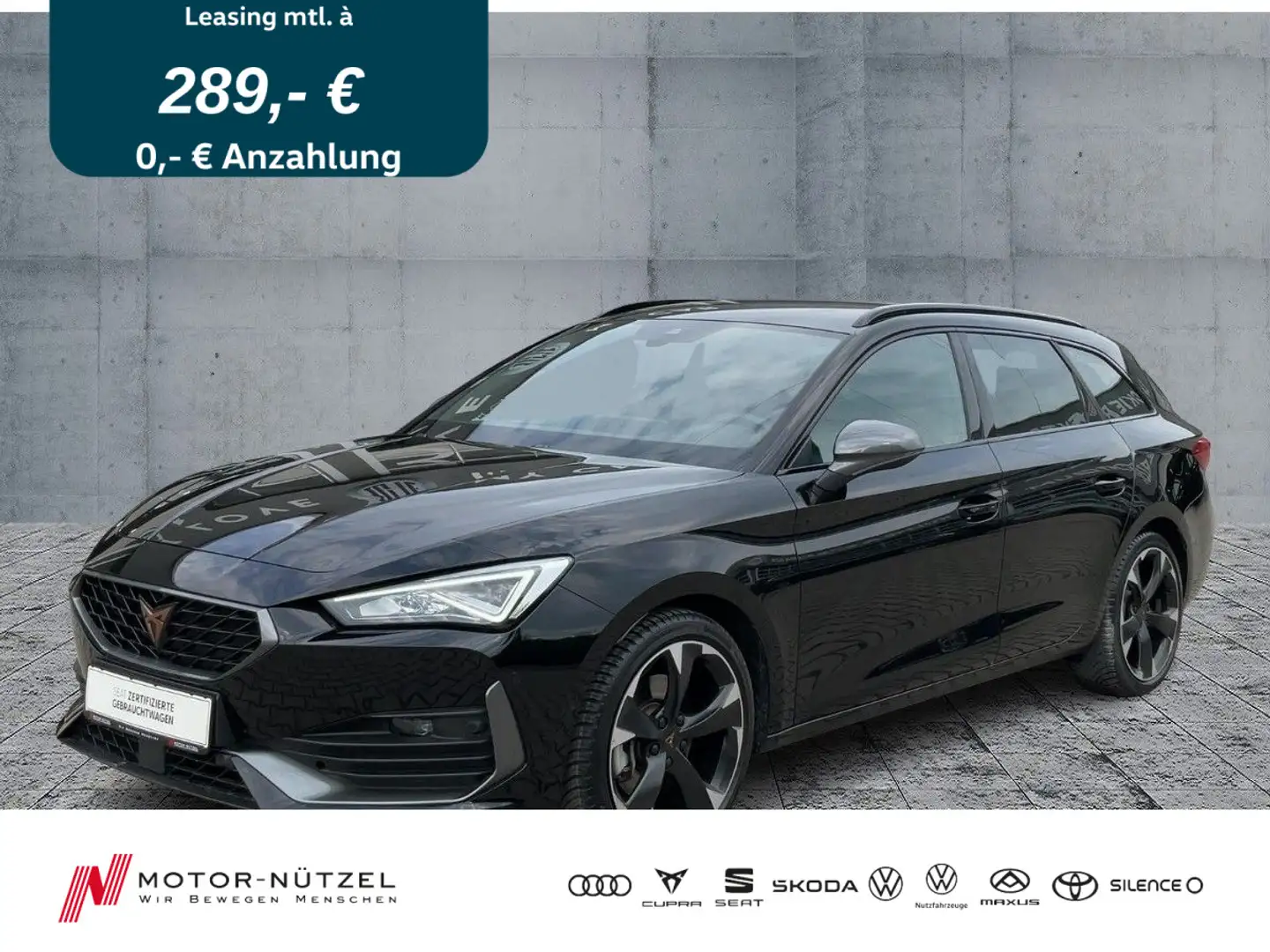 CUPRA Leon VZ 2.0 TSI DSG LED+NAVI+KAMERA+ACC+SHZ+DAB Noir - 1