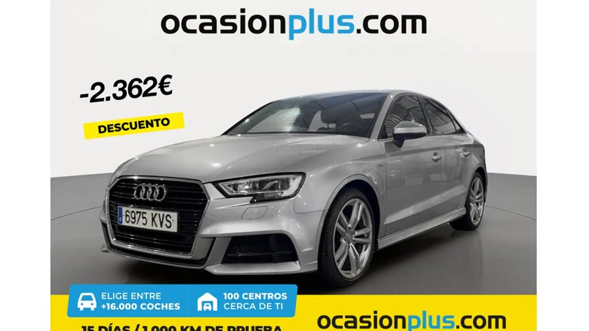 Audi A3 Sedán 35 TFSI S line S tronic 110kW Plateado - 1