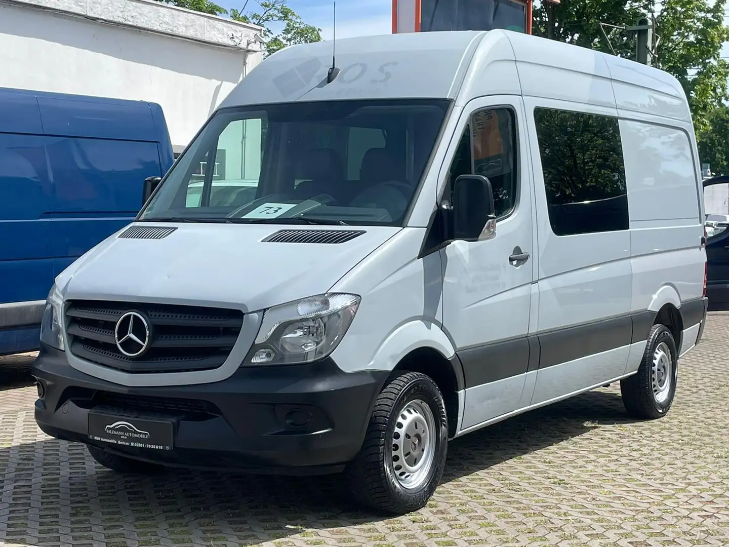 Mercedes-Benz Sprinter 319 CDI/L2/H2/6.S/KLIMA/AHK 3,5t/1.Hand Grigio - 2