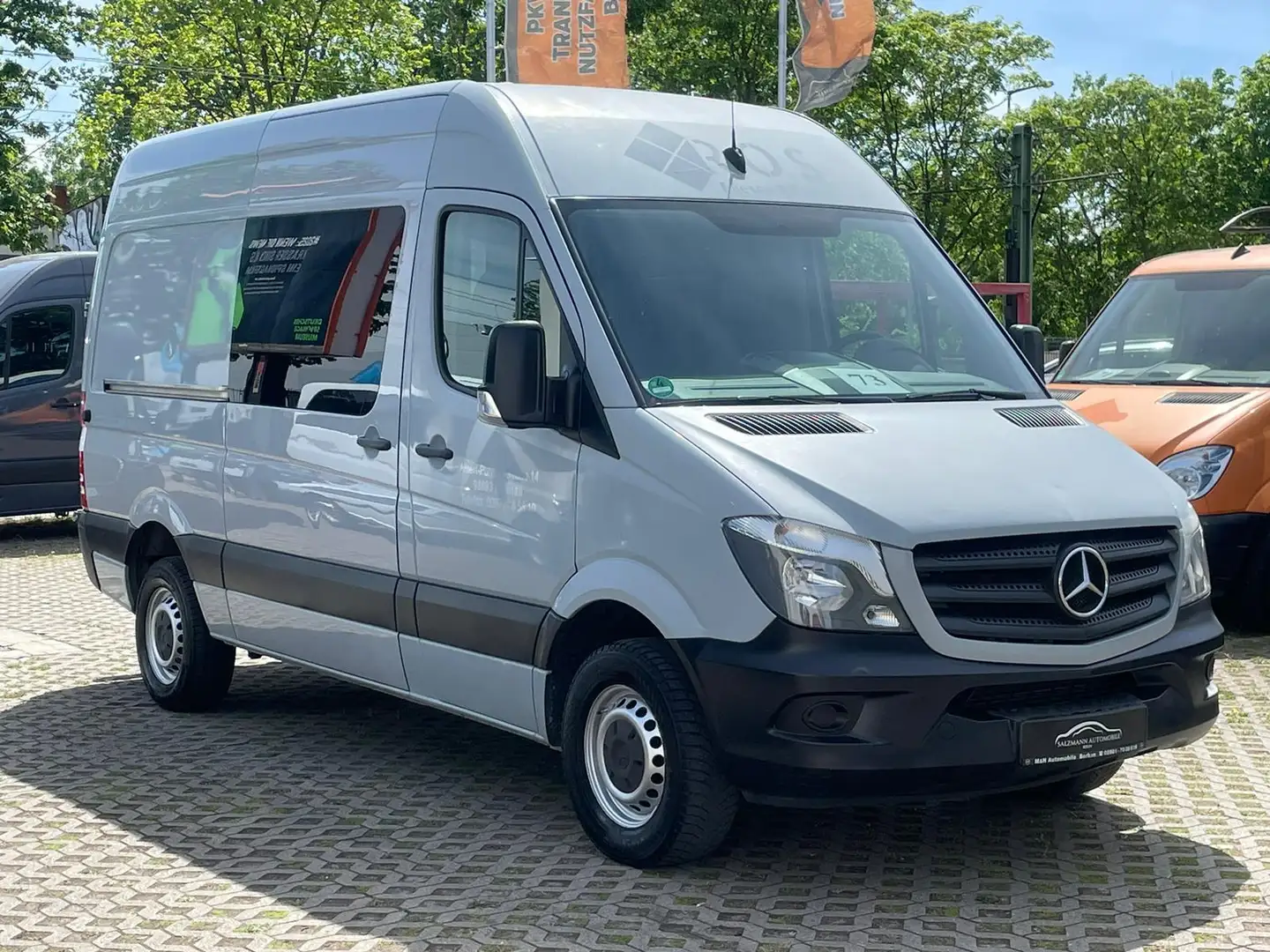 Mercedes-Benz Sprinter 319 CDI/L2/H2/6.S/KLIMA/AHK 3,5t/1.Hand Grigio - 1