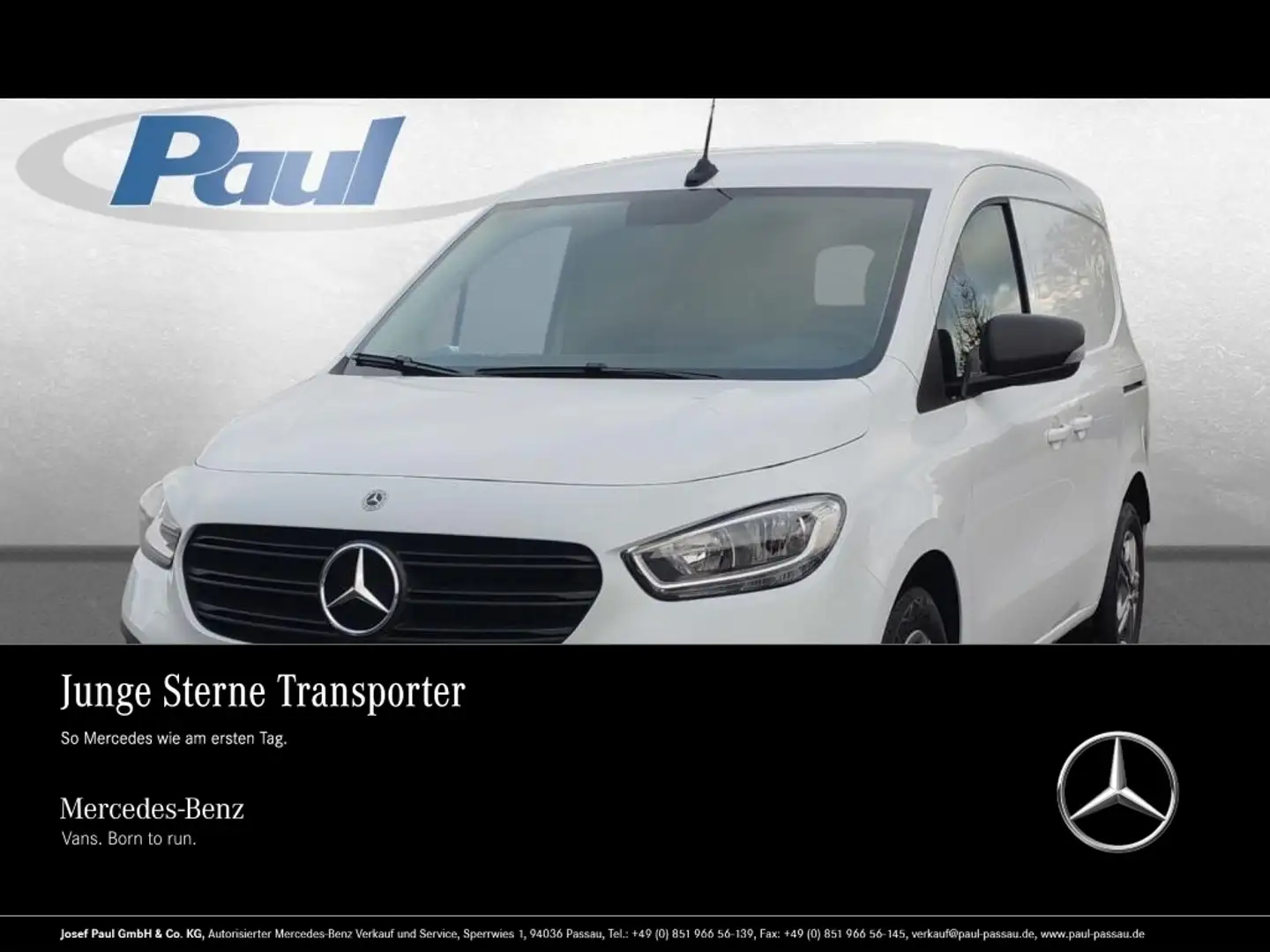 Mercedes-Benz Citan 110 CDI KA Klima+AHK+Kam+SHZ+Nav+Tempomat Biały - 1