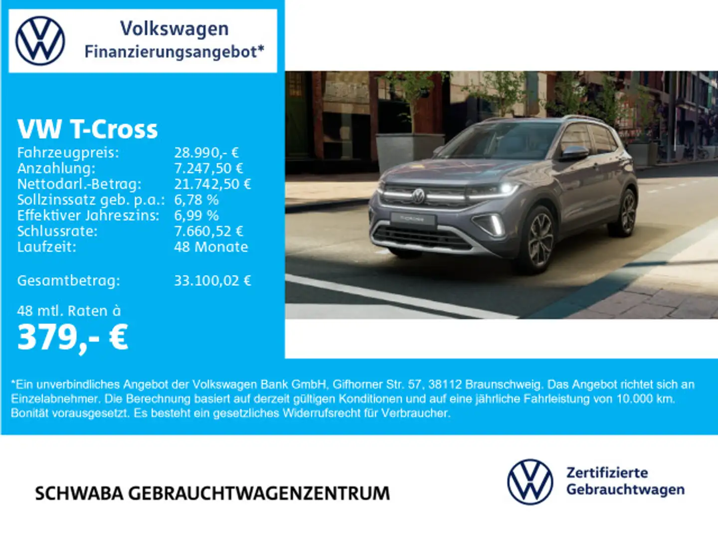 Volkswagen T-Cross Style 1.5 TSI DSG IQ.LIGHT*AHK*SIDE*18" Grijs - 1