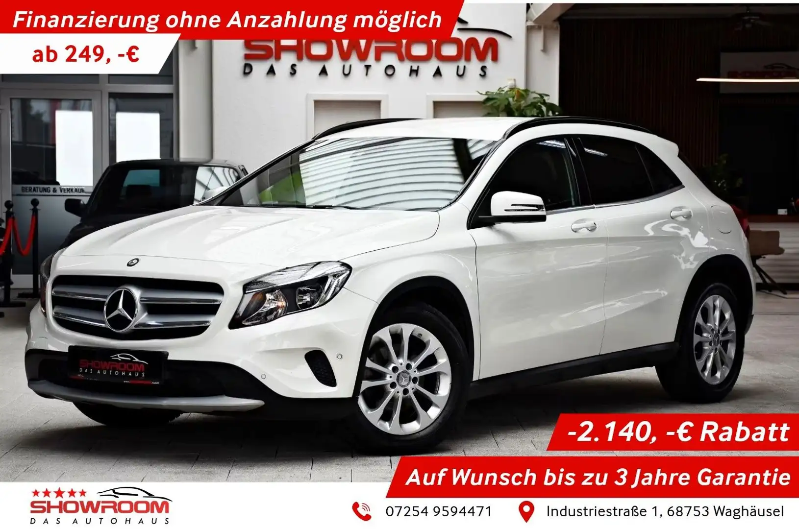 Mercedes-Benz GLA 220 d 4Matic Aut Memory Kamera Totwink 1.Hand Blanc - 1