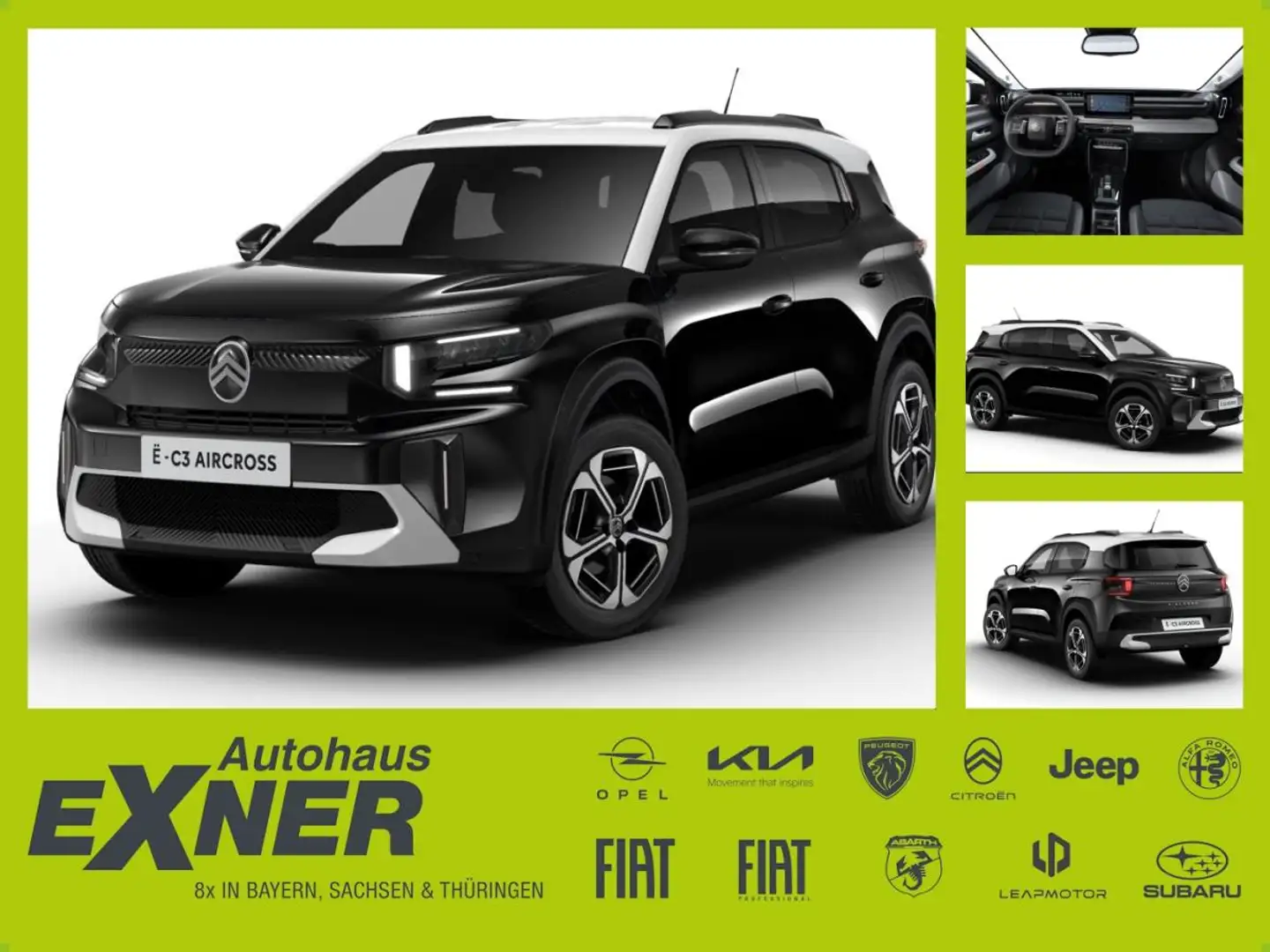 Citroen C3 Aircross Elektro Max | KURZFRISTIG VERFÜGBAR | Privat Schwarz - 1