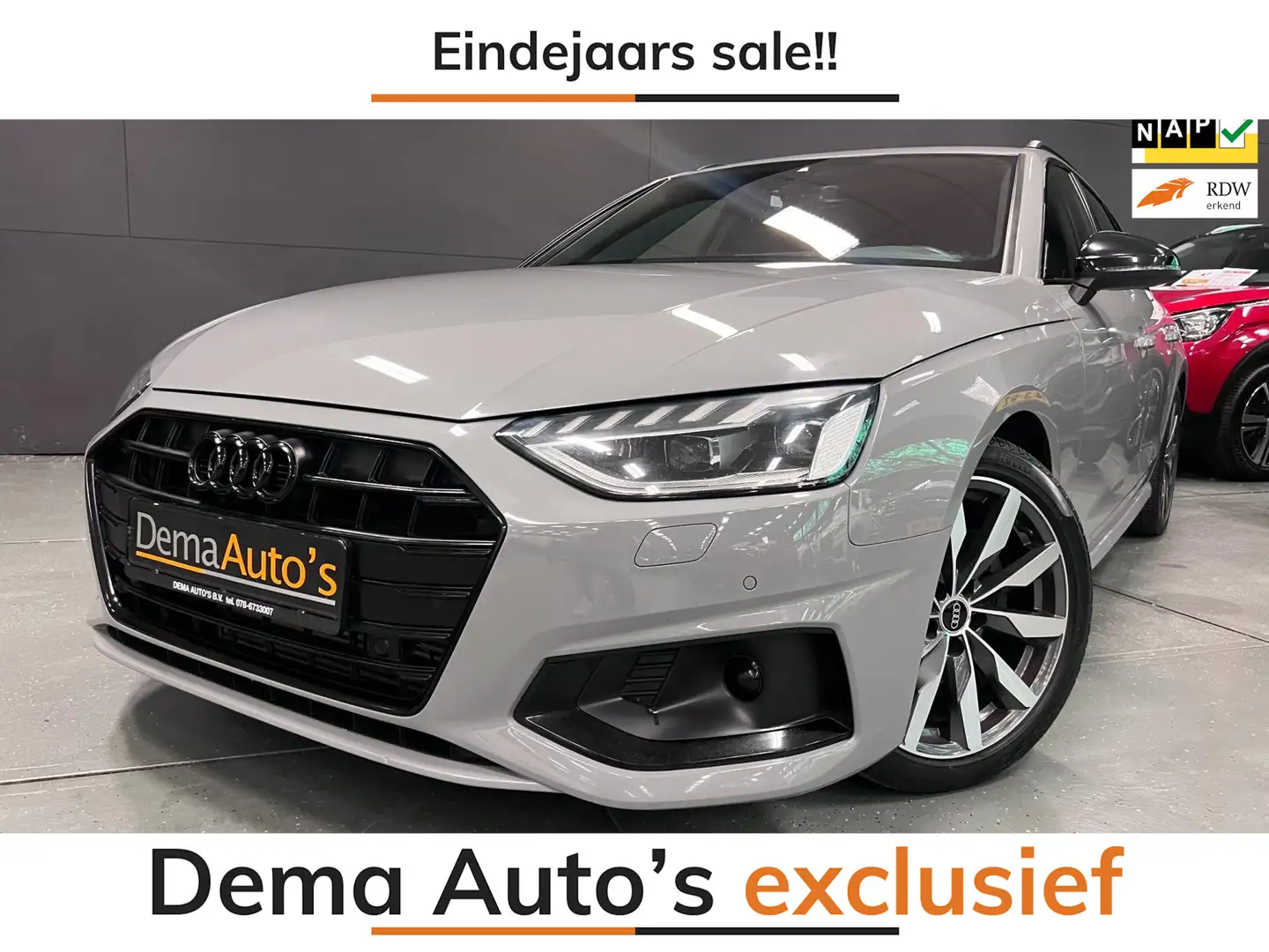 Audi A4 Avant 35 TFSI S edition NAVI/LEDER/V-COCKPIT/DAB/C Grijs - 1