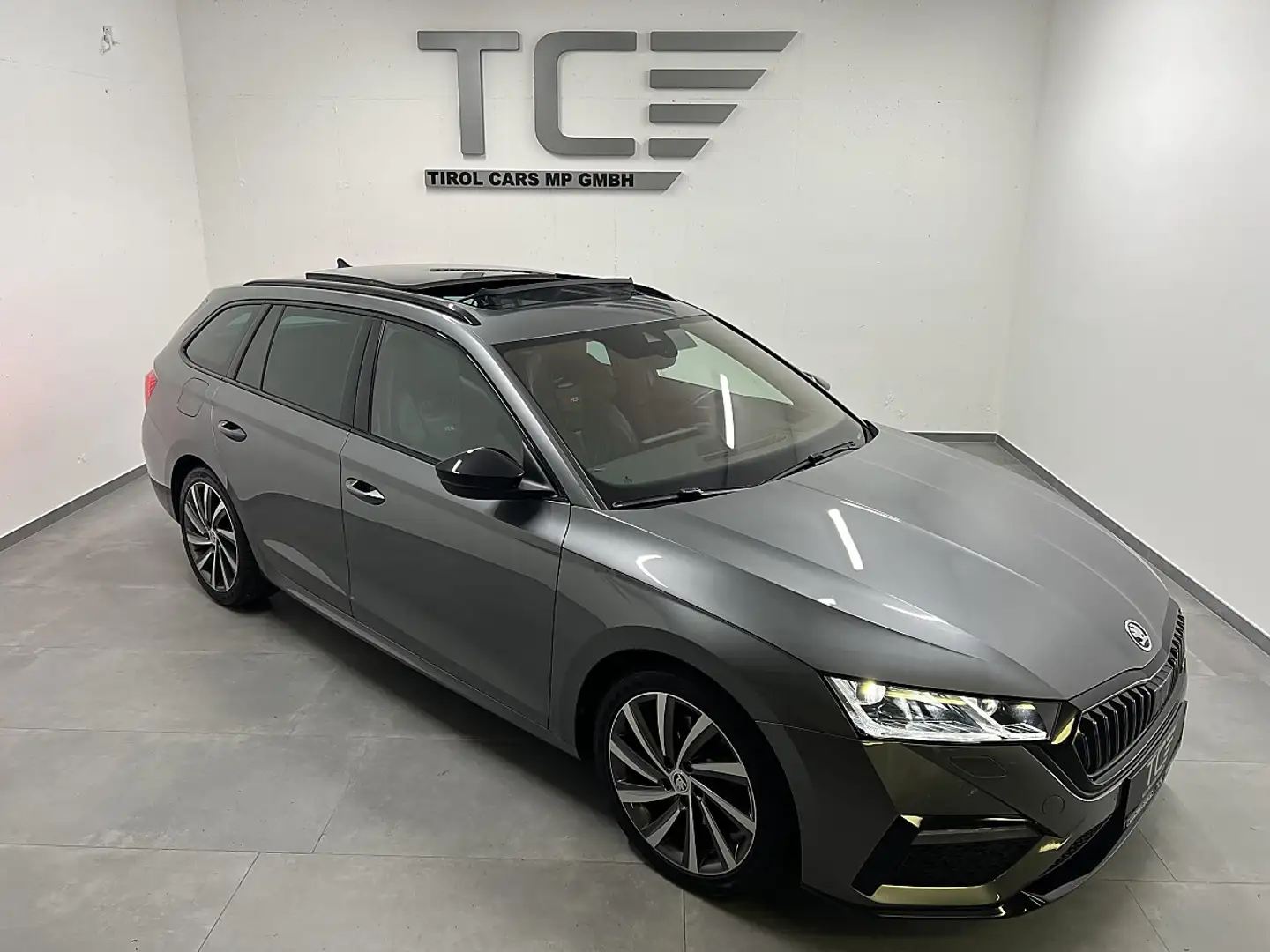 Skoda Octavia Combi TDI 4x4 RS DSG, Pano, ACC, AHK, Voll! Grau - 1