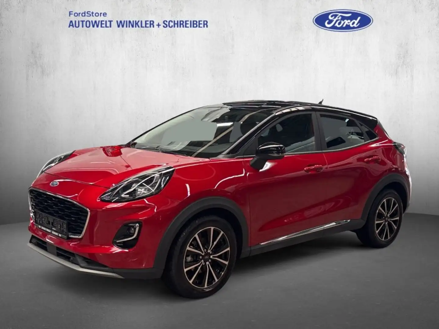 Ford Puma 1.0 EcoBoost Hybrid Aut. TITANIUM Rot - 1