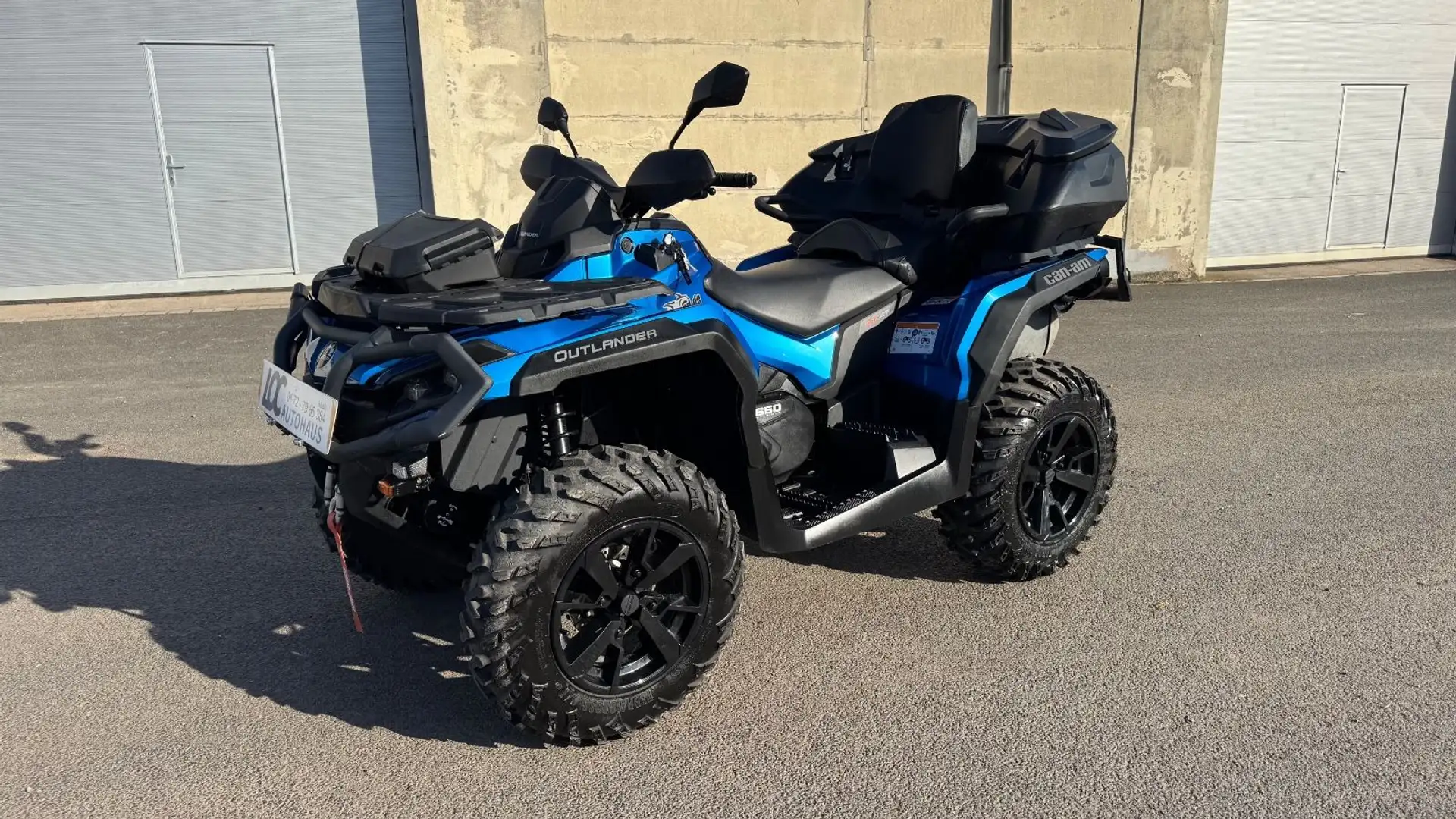 Can-Am Outlander MAX XT 650 v2, LED, Koffer, Winde Kék - 1