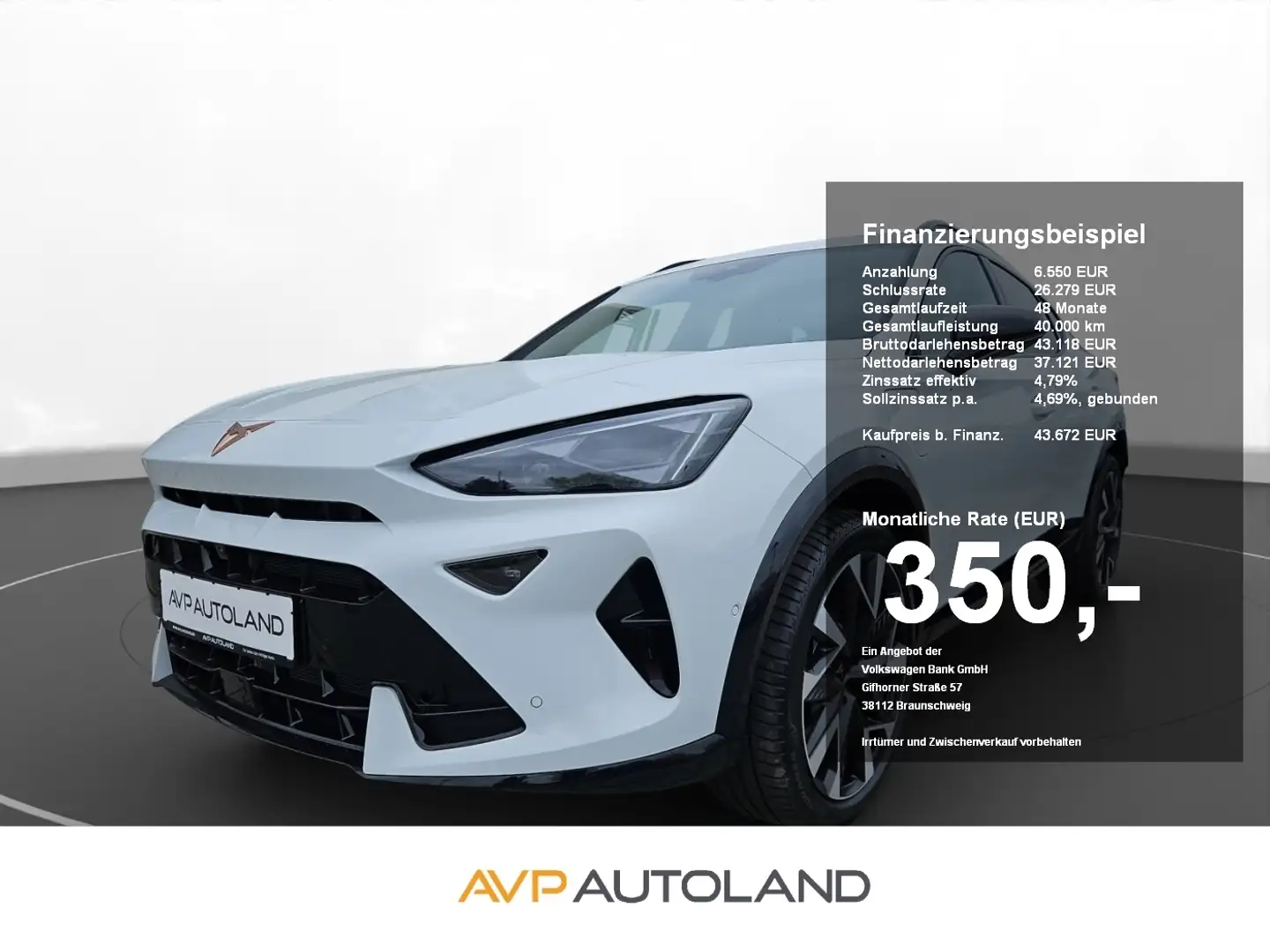 CUPRA Formentor 1.5 e-Hybrid DSG VZ Weiß - 1