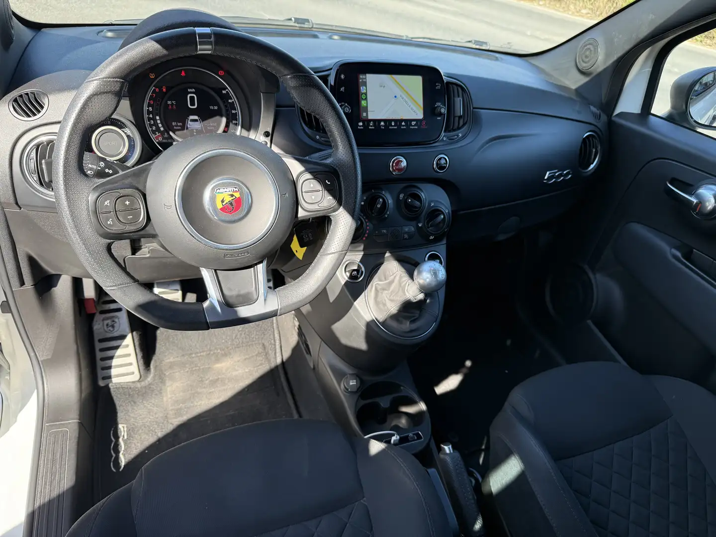 Abarth 595 Turismo 1.4 Turbo 165cv UFF. ABARTH ITALIA Blanc - 2