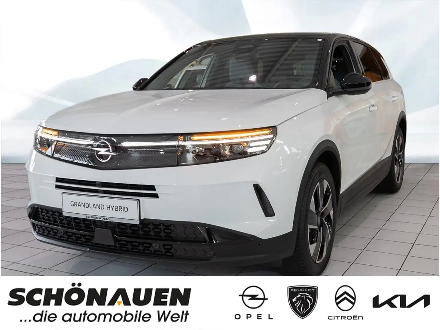 Opel Grandland GS Hybrid +NAVI+LED+ACC+CARPLAY+BC+LHZ Weiß - 1