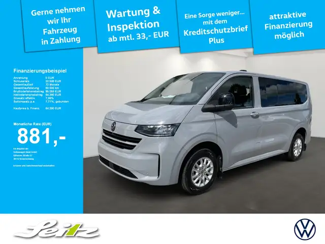 Volkswagen T7 Caravelle Caravelle KR e-Caravelle Life *8-SITZER*NAVI*
