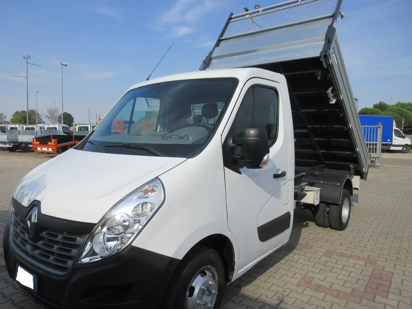 Renault Master CASSONE RIBALTABILE TRILATERALE Bianco - 2