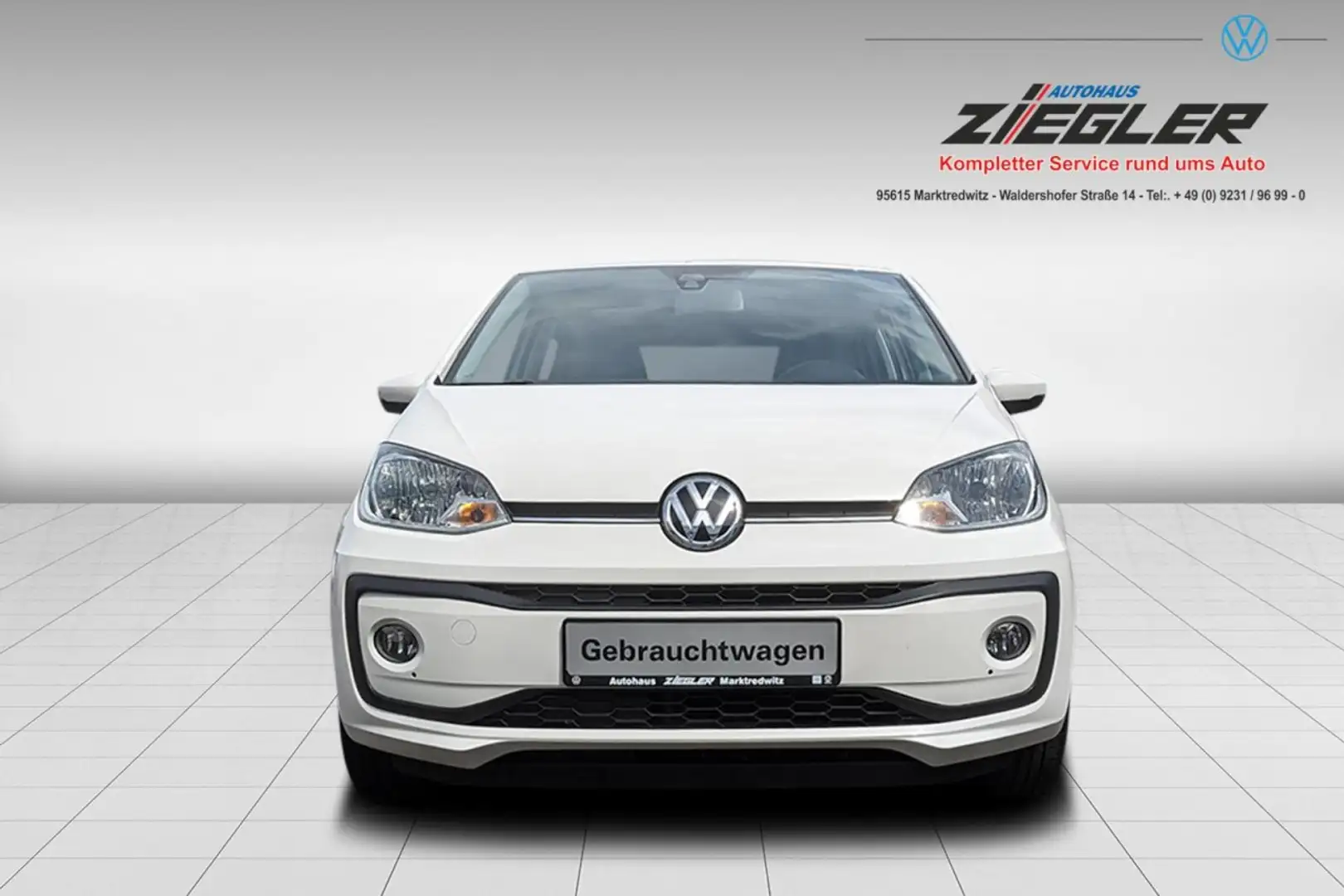 Volkswagen up! 1,0l move up Einparkhilfe Fenster el. Weiß - 1