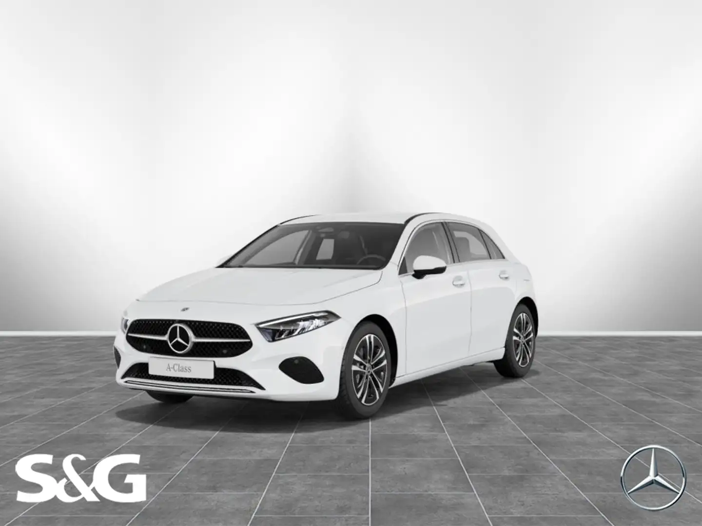 Mercedes-Benz A 200 KAMERA+SPURHALTE+SITZHEIZUNG+MBUX+LED+17" Weiß - 1