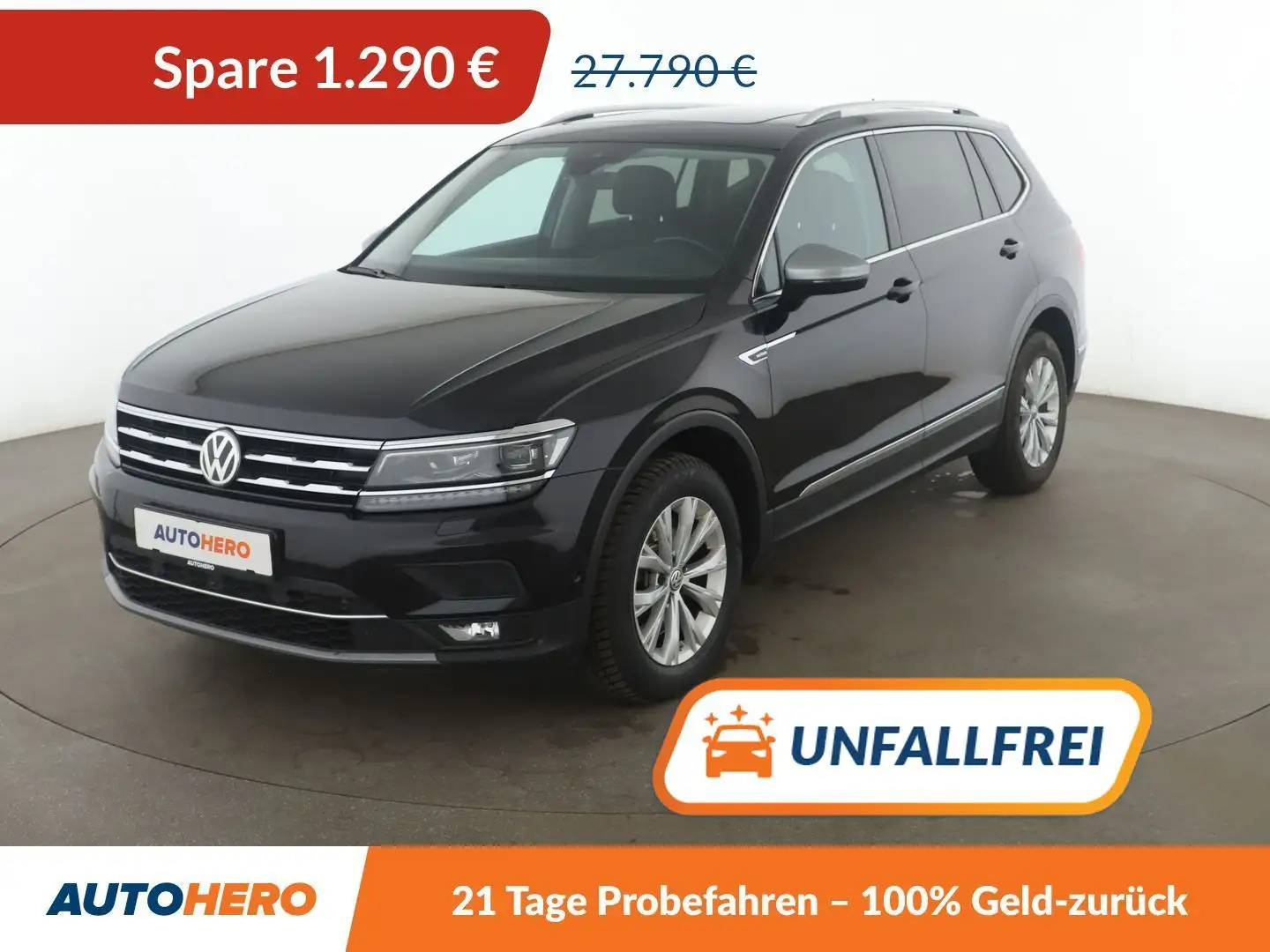 Volkswagen Tiguan Allspace 2.0 TSI Highline 4Motion Aut.*NAVI*HUD* Noir - 1