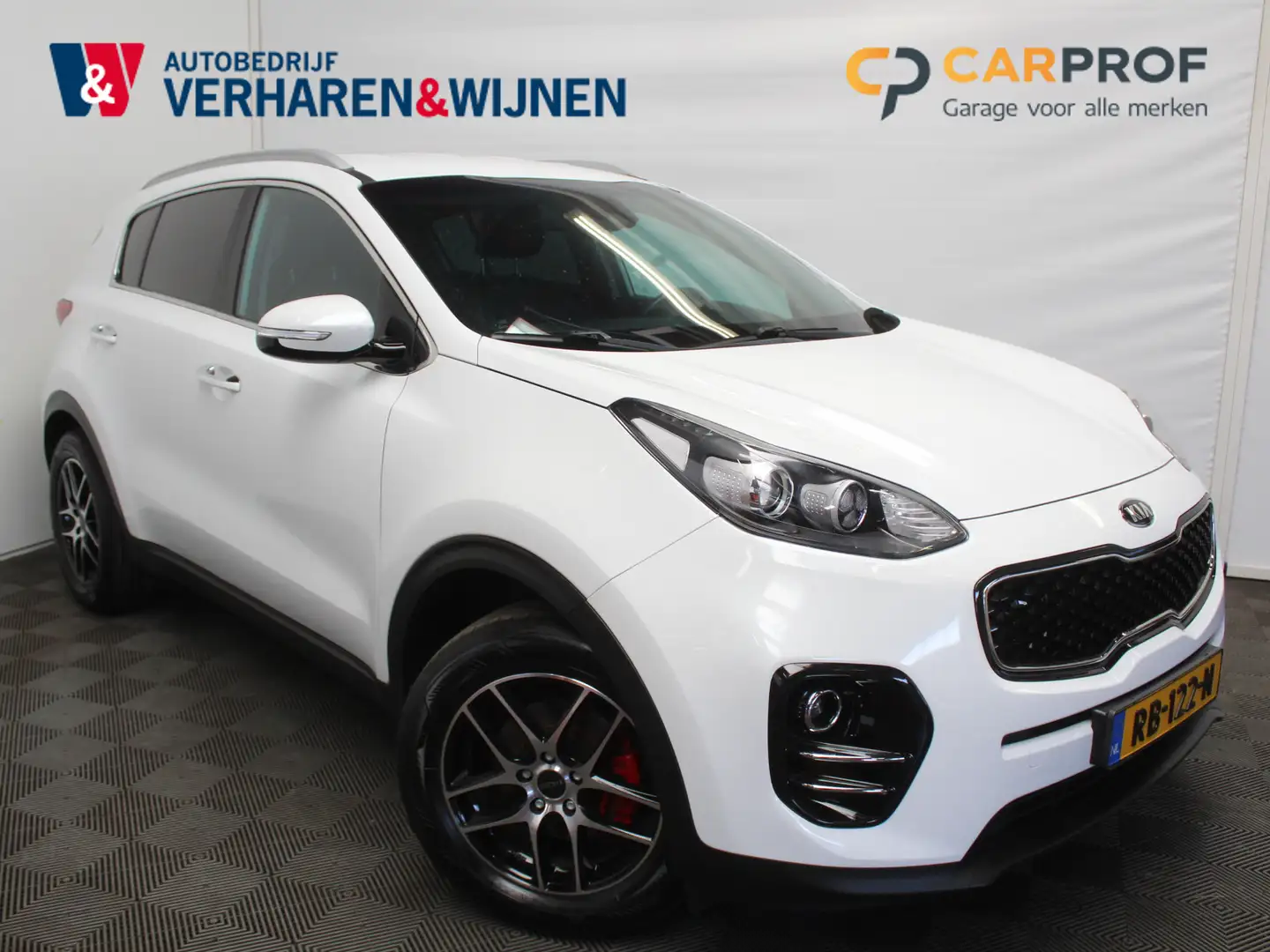 Kia Sportage 1.6 GDI DynamicLine NAVI | LEER | STOELVERW | LMV Wit - 1