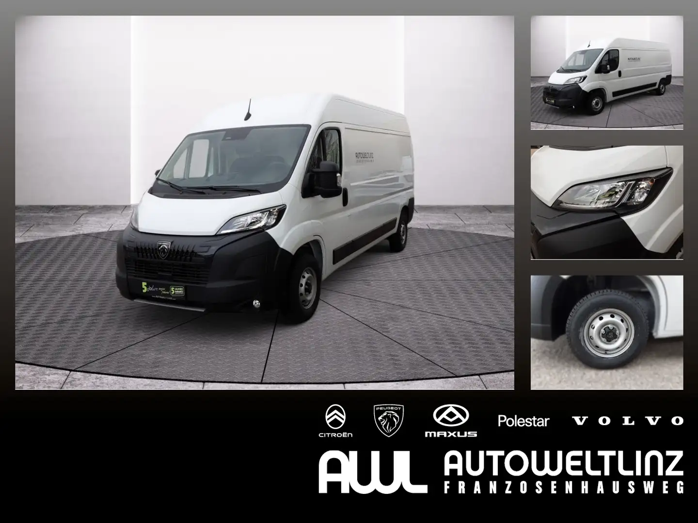 Peugeot Boxer 33 L3H2 BlueHDi 140 Netto EUR 31.650,- Weiß - 1