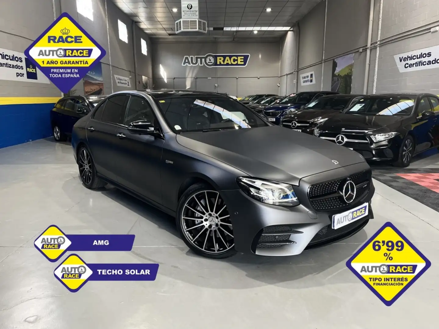 Mercedes-Benz E 43 AMG 4Matic 9G-Tronic Сірий - 1
