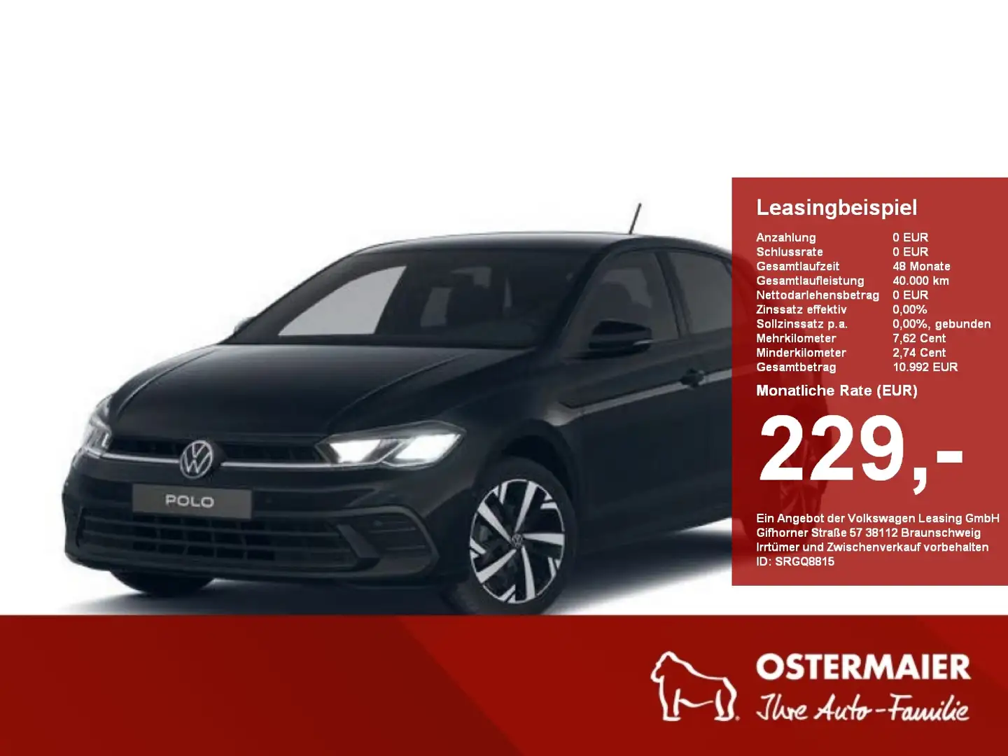 Volkswagen Polo ENERGY 1.0 TSI DSG Infotainment Paket.Plus Paket Noir - 1