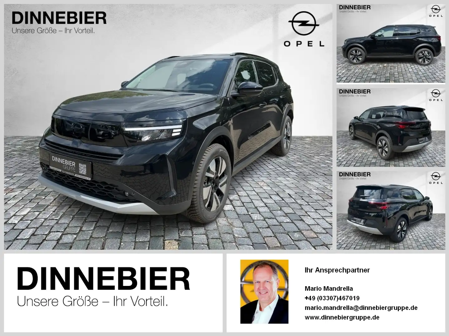 Opel Frontera GS 1.2 LED+Navi+Kamera+Allwetter+SHZ Noir - 1