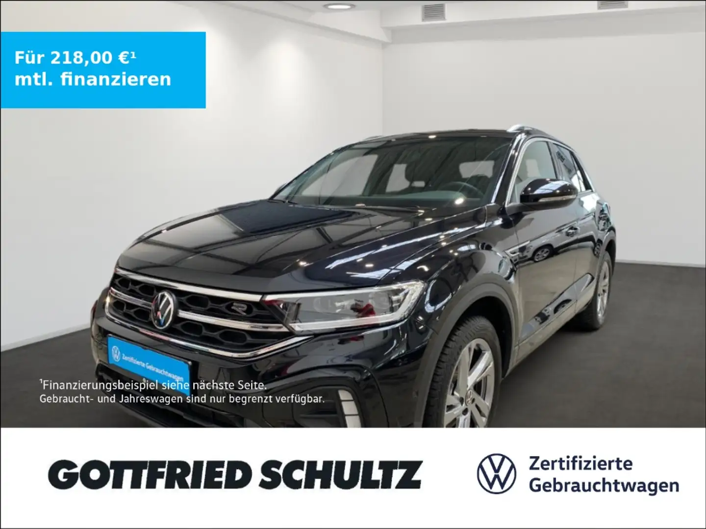 Volkswagen T-Roc R-LINE TSI DSG NAVI LED APP KAMERA SITZHZG Schwarz - 1