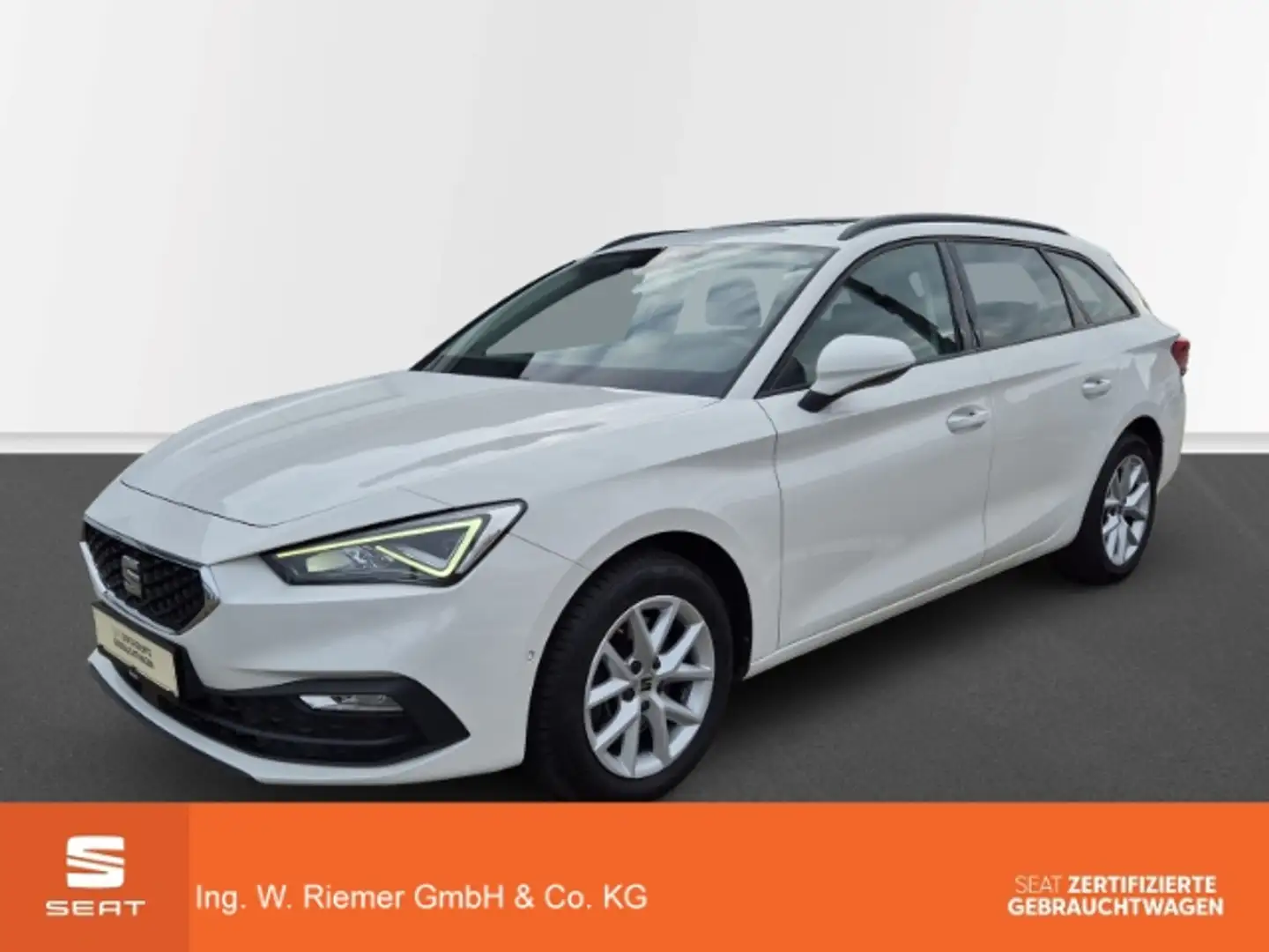 SEAT Leon ST 2,0 TDi DSG Style AHK Panorama FullLink BEATS Weiß - 1