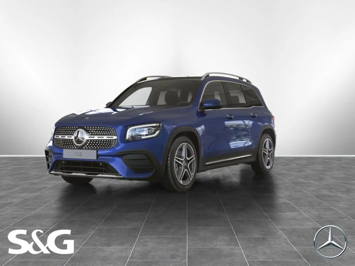 Mercedes-Benz GLB 200 d AMG AHK+Pano+Totwink+Spurhalte+Busines Blau - 1