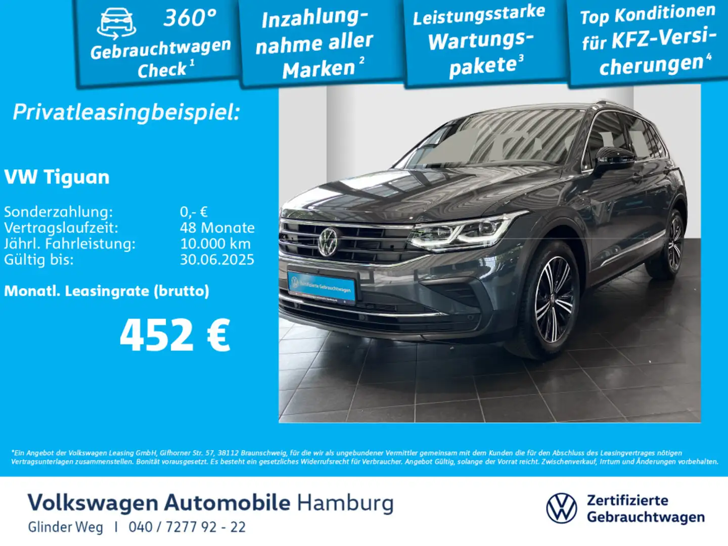 Volkswagen Tiguan 1.5 TSI DSG Move Park Assist AppConnect Grau - 1