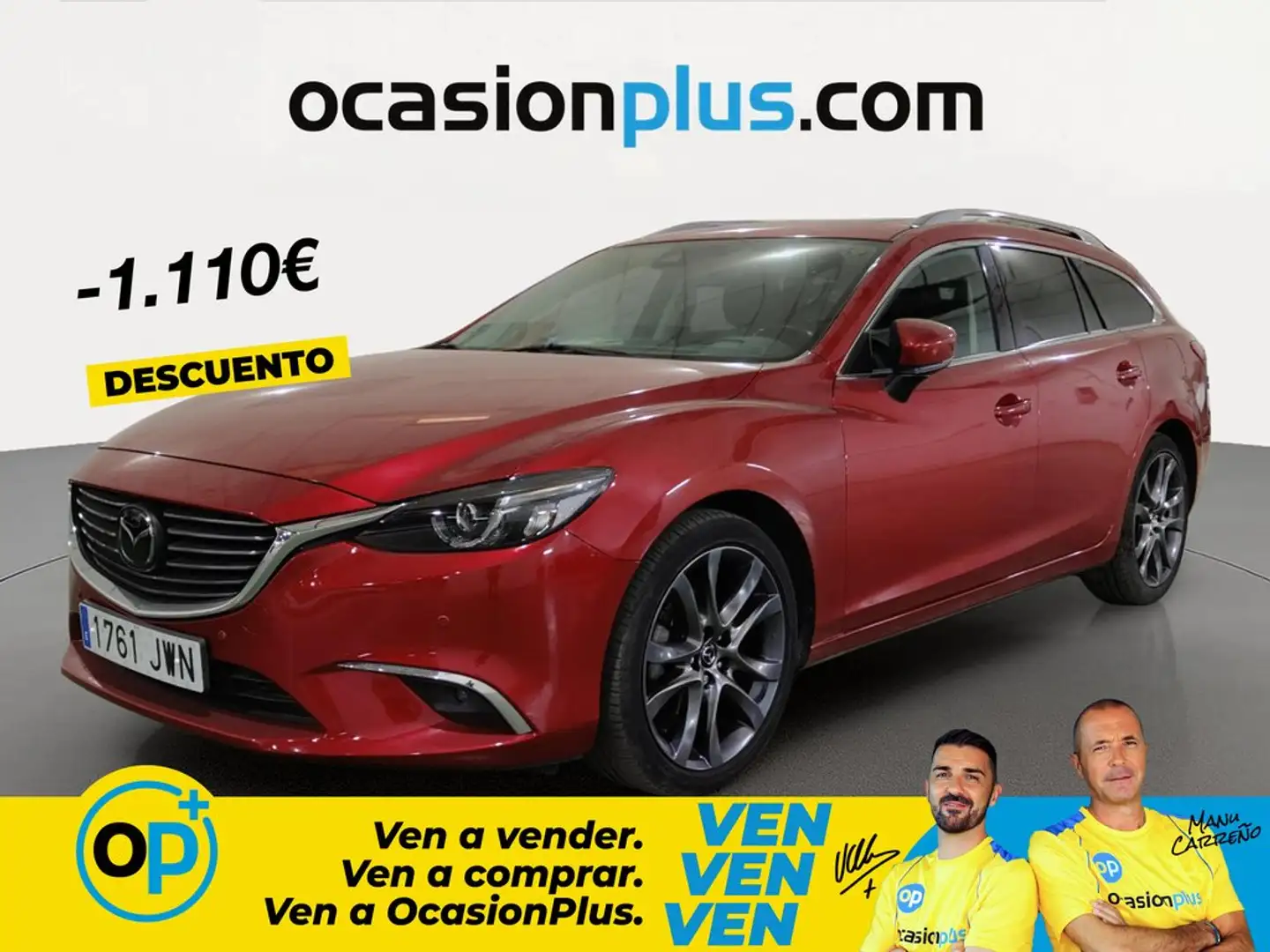 Mazda 6 M6 W. 2.2DE Lux.+Prem.Black+Travel+SR(Navi)Aut. 12 Rojo - 1