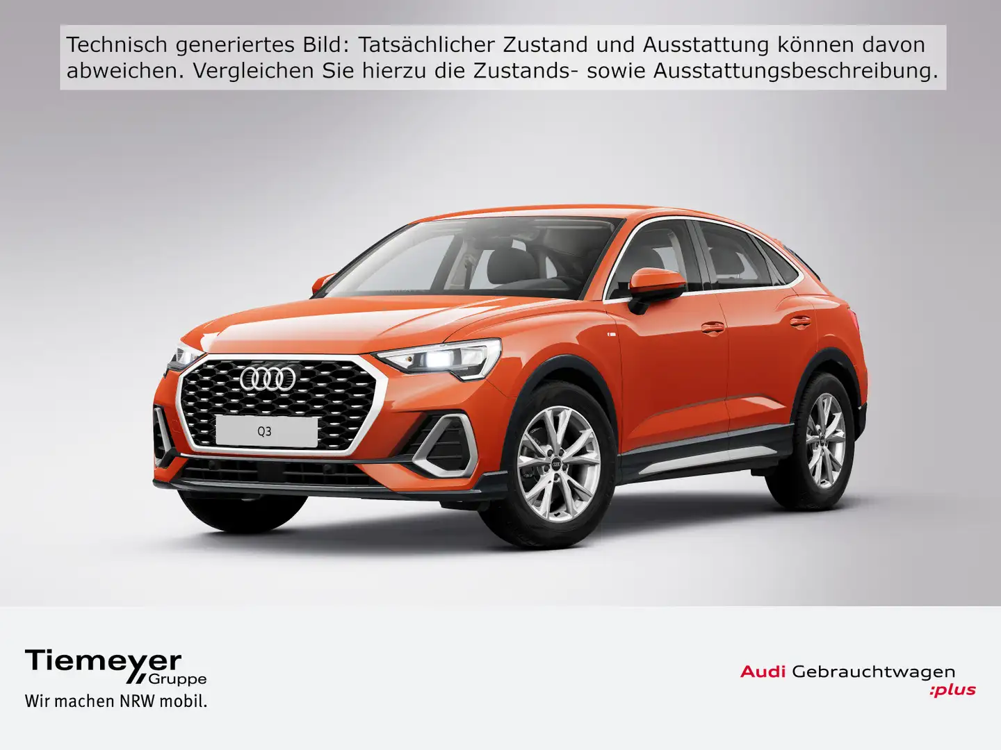 Audi Q3 35 TDI S LINE NAVI KEYLESS LM19 Orange - 1