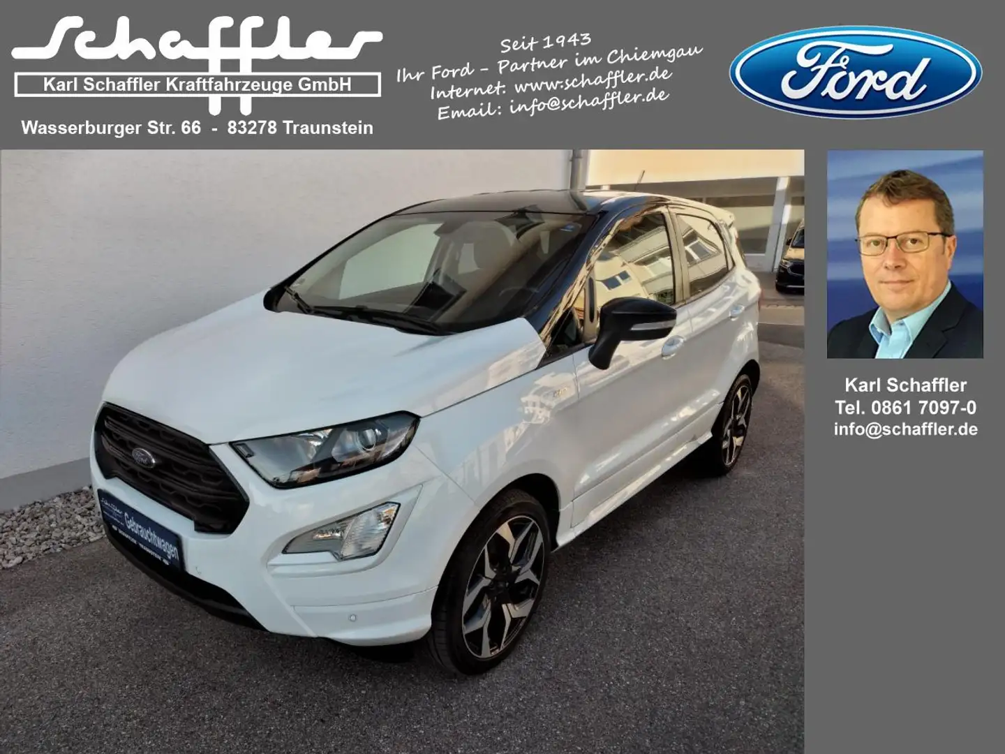 Ford EcoSport ST-Line Wit - 1