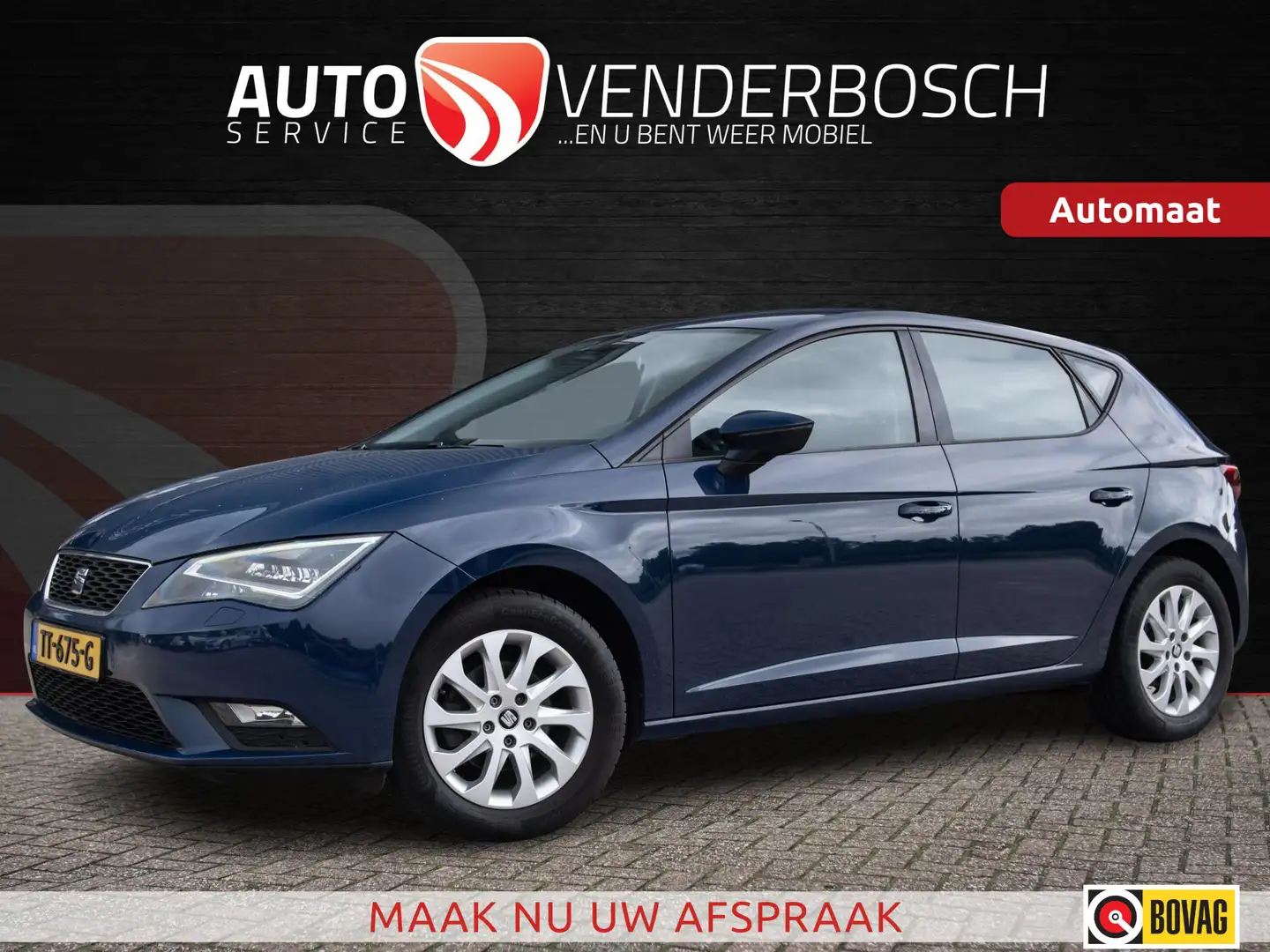 SEAT Leon 1.2 TSI Style Business 110pk | Automaat | Clima | Blu/Azzurro - 1